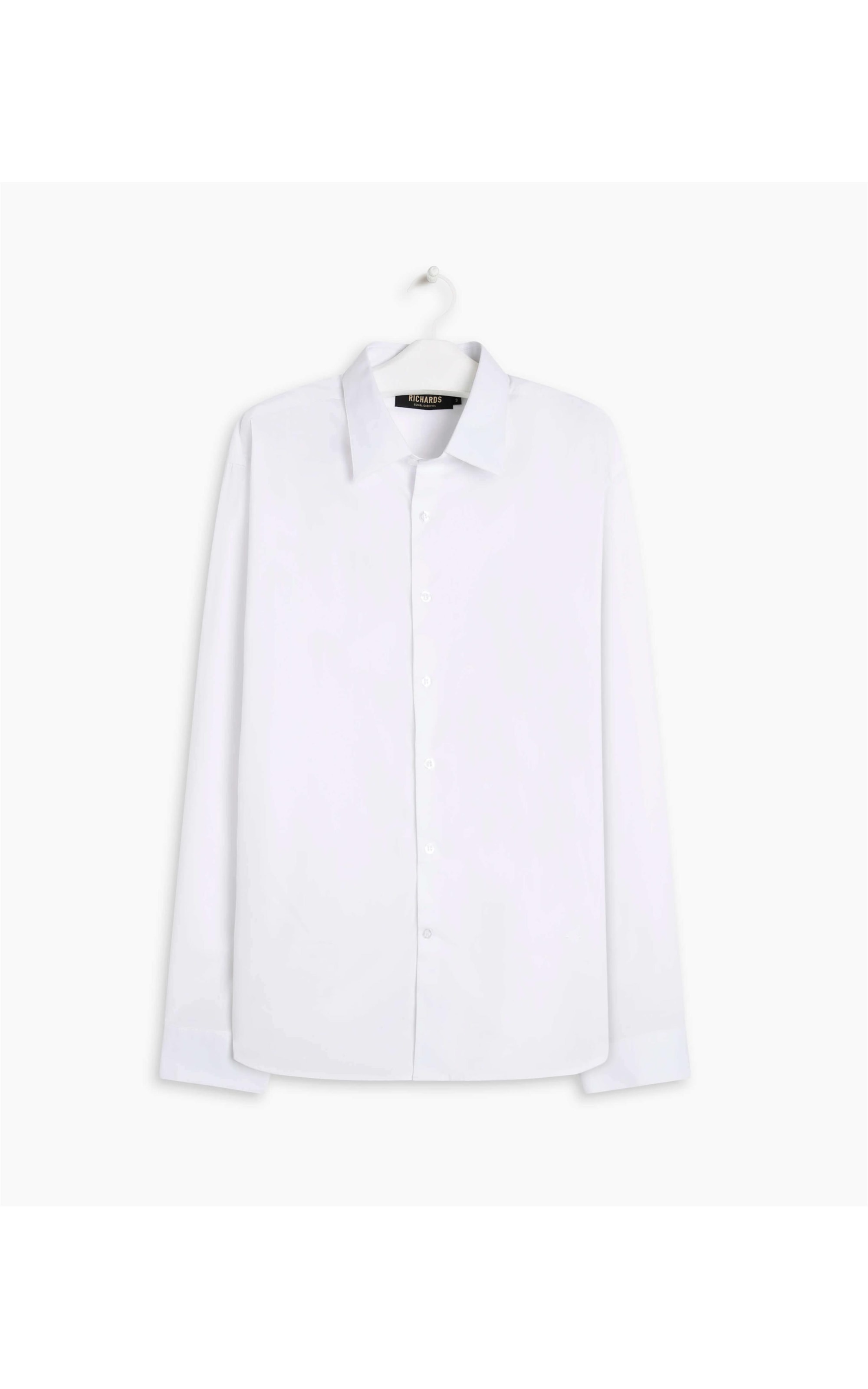 Camisa Tricoline Lycra Ml Branco