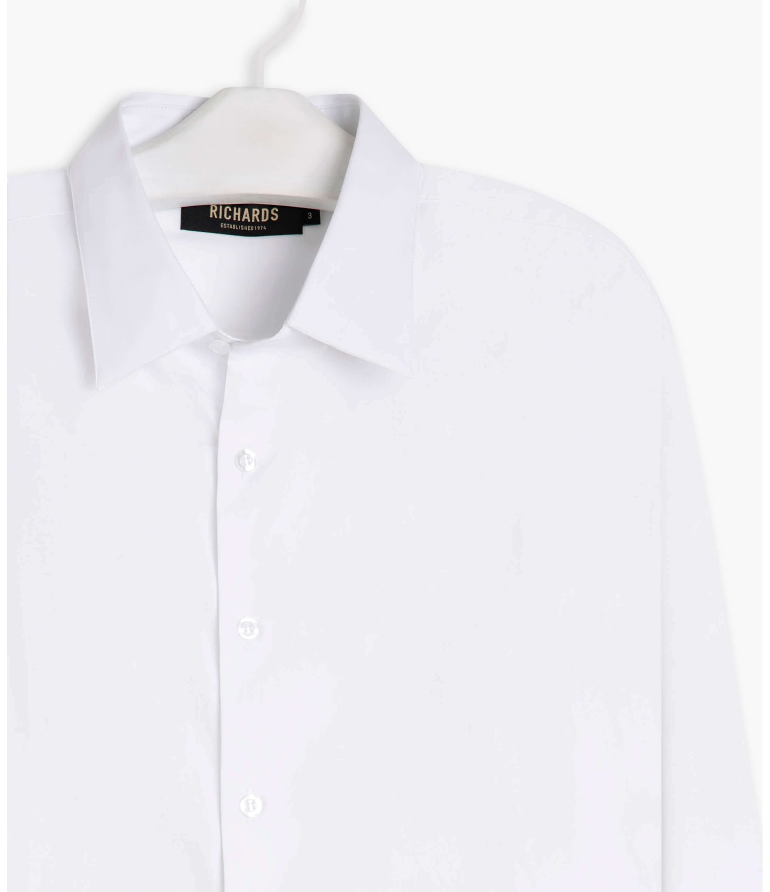 Camisa Tricoline Lycra Ml Branco