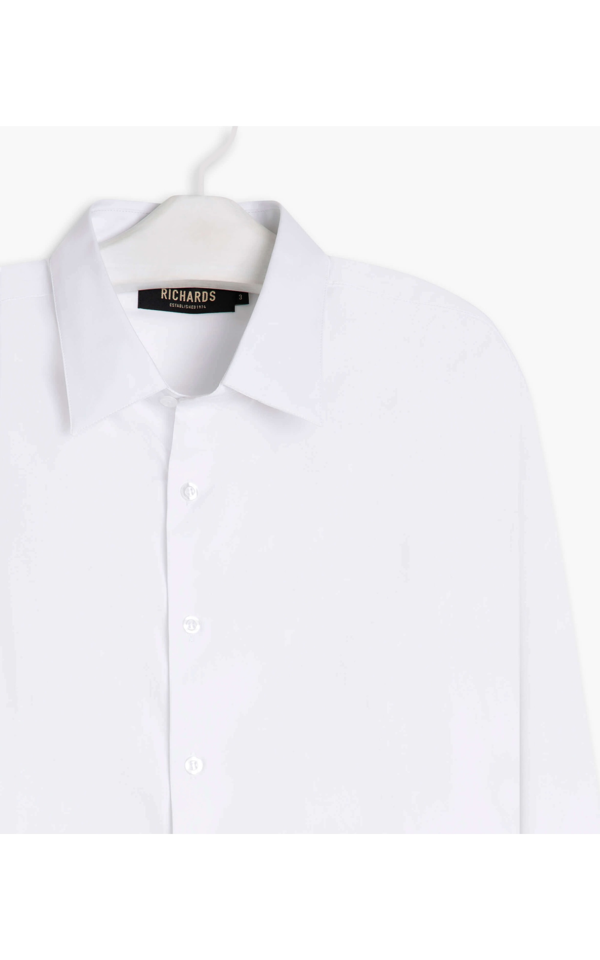 Camisa Tricoline Lycra Ml Branco