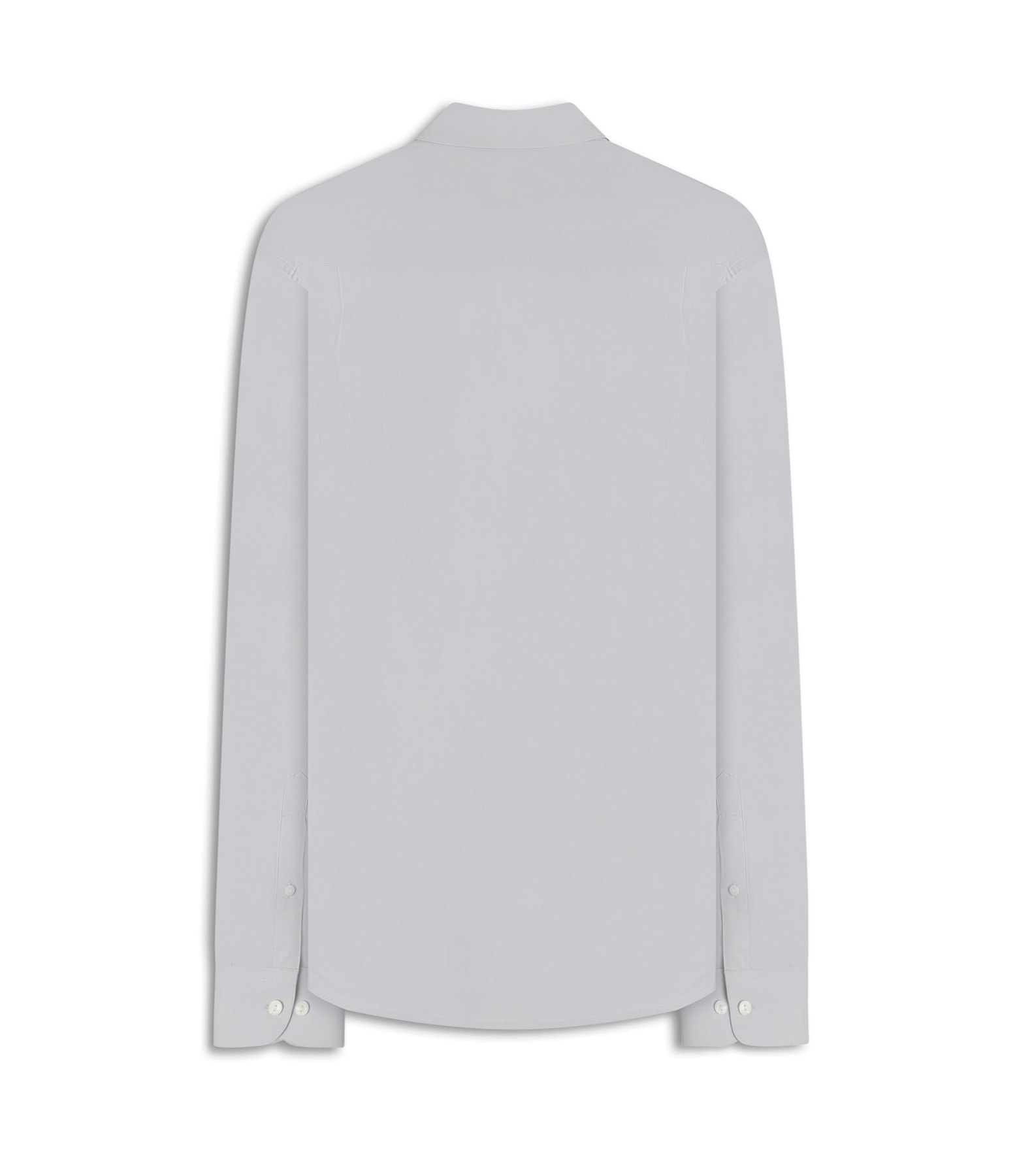 Camisa Tricoline Lycra Ml Cinza Claro