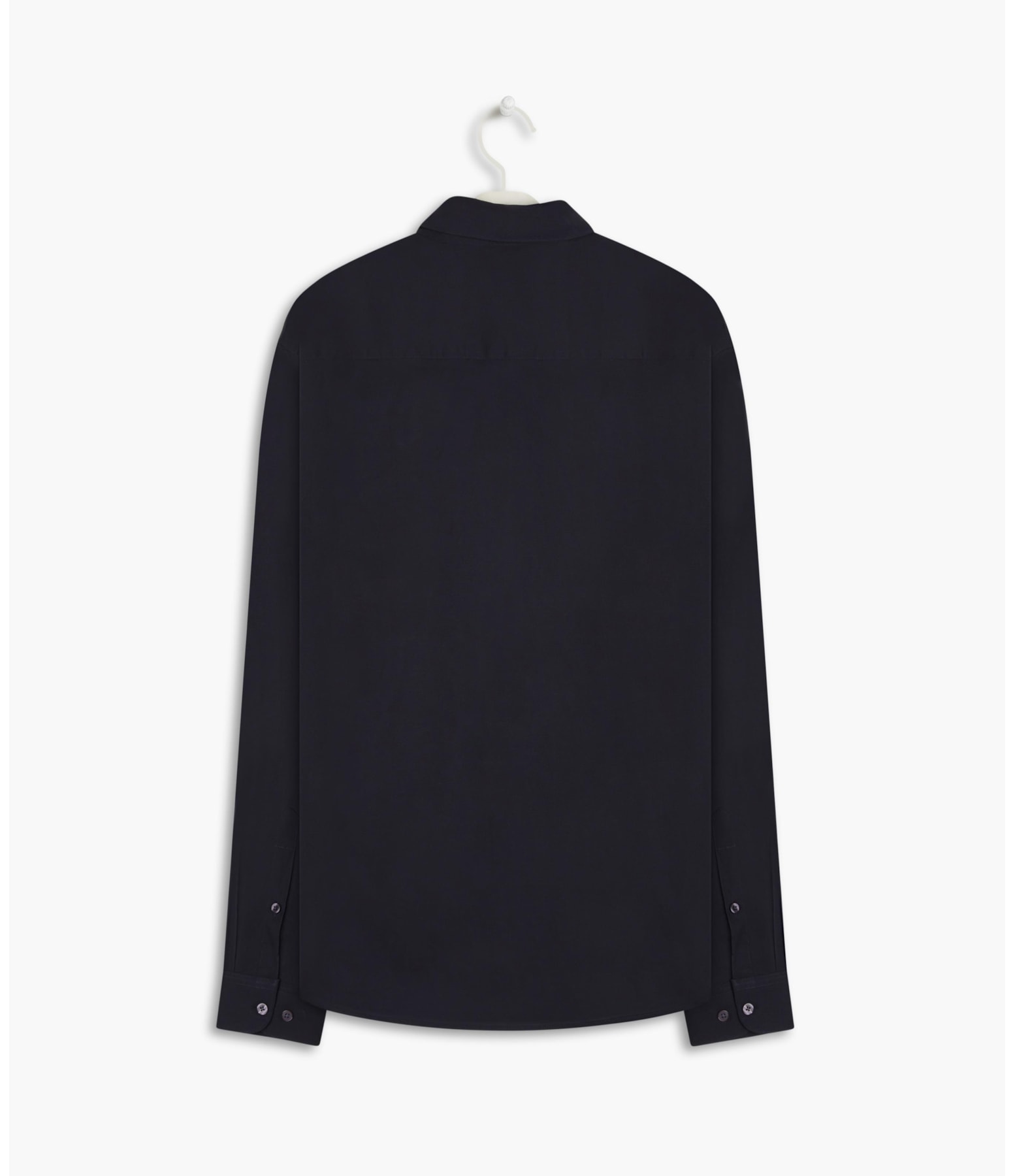 Camisa Tricoline Lycra Ml Dark Navy