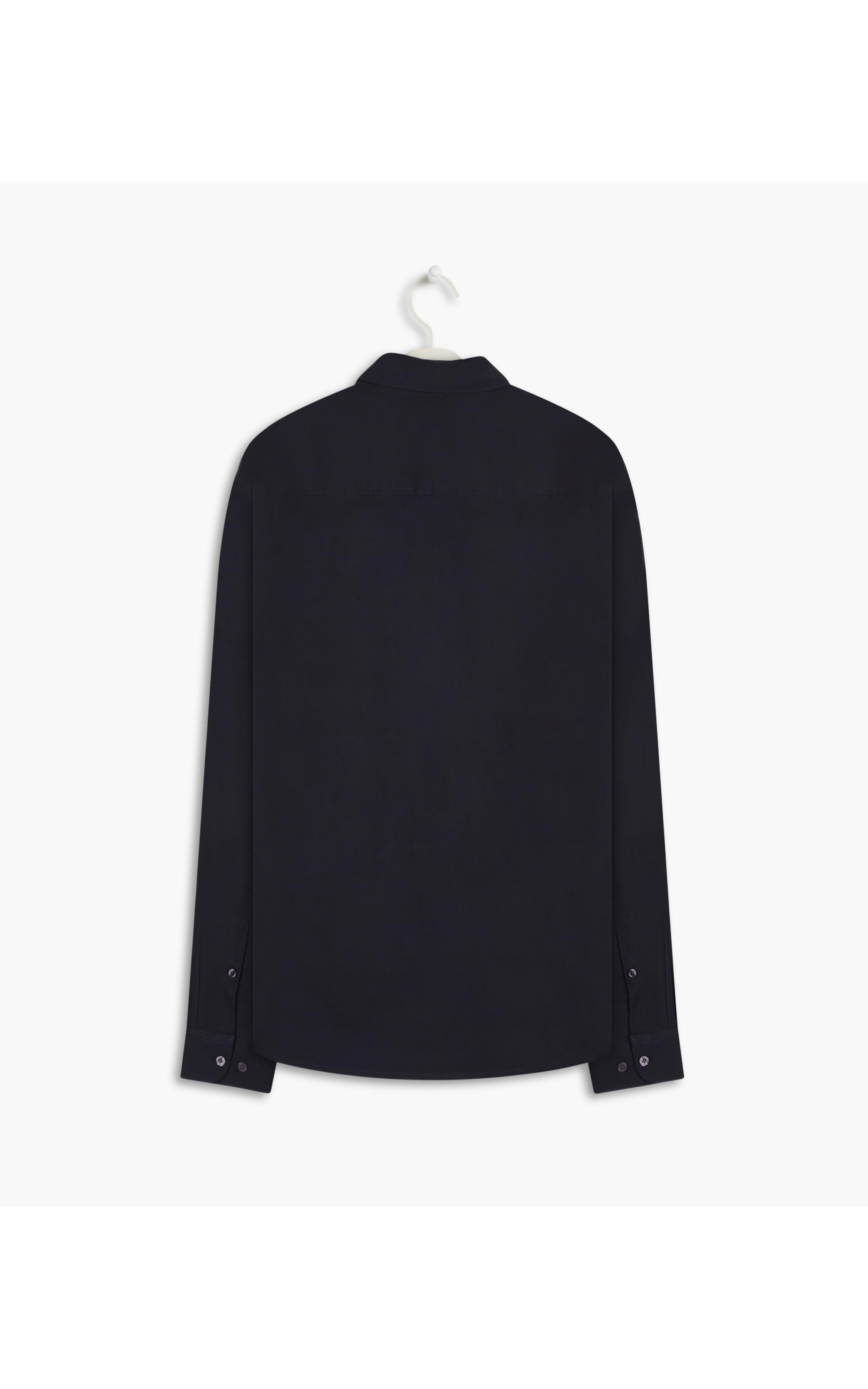 Camisa Tricoline Lycra Ml Dark Navy