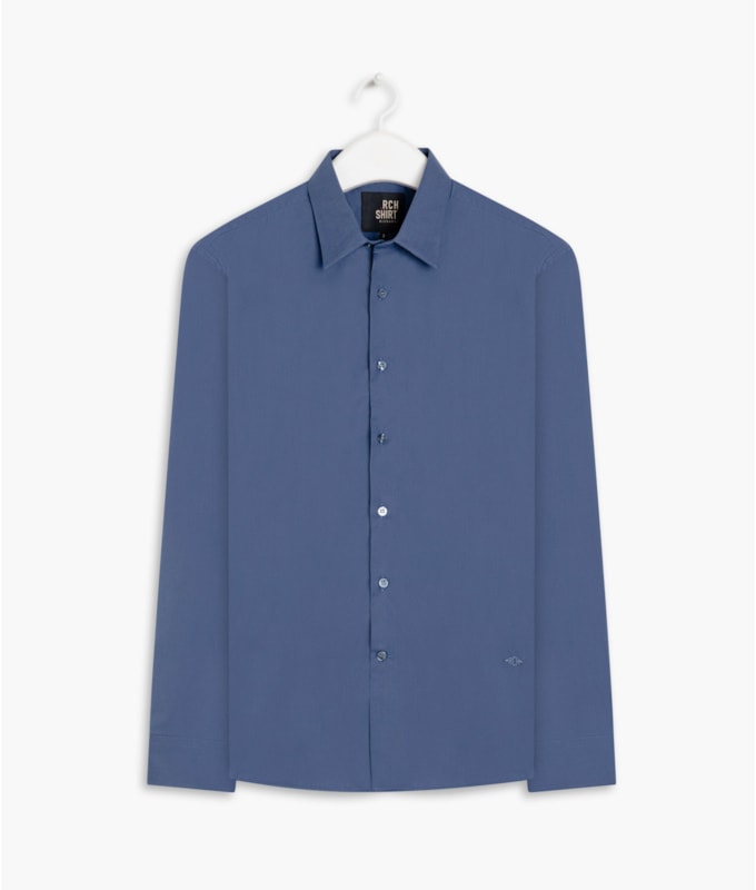 Camisa Tricoline Lycra Ml Hortencia