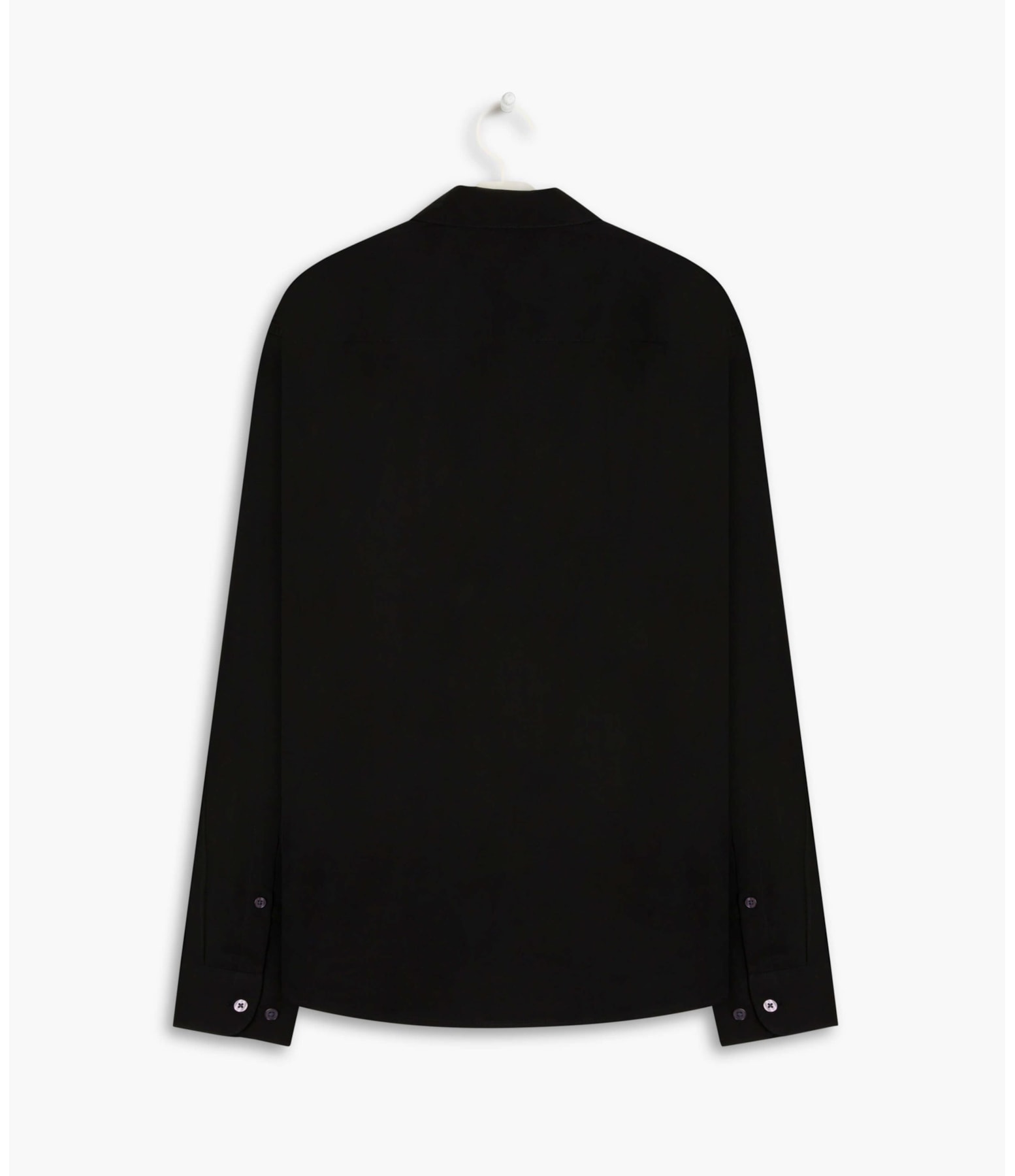 Camisa Tricoline Lycra Ml Preto