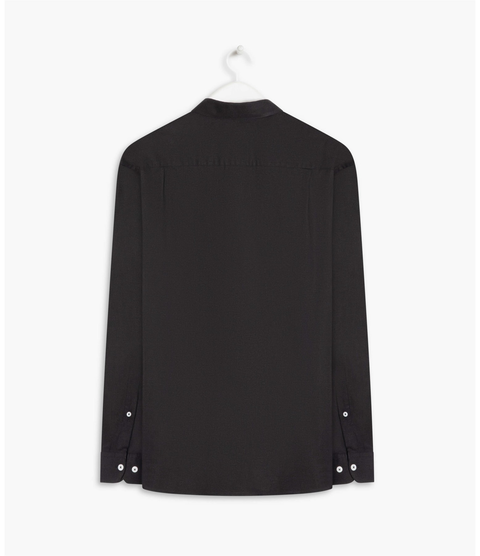 Camisa Tricoline Lycra Ml Preto