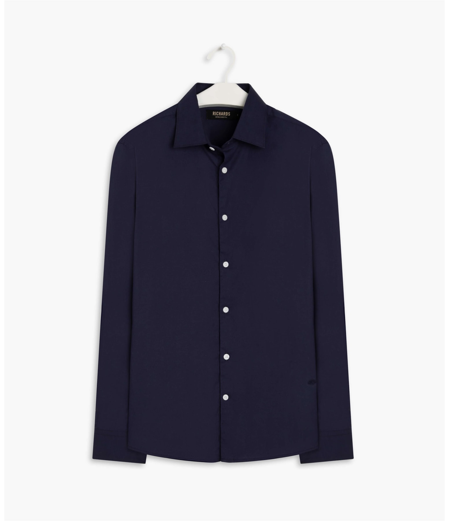 Camisa Tricoline Lycra Ml Purple Blue