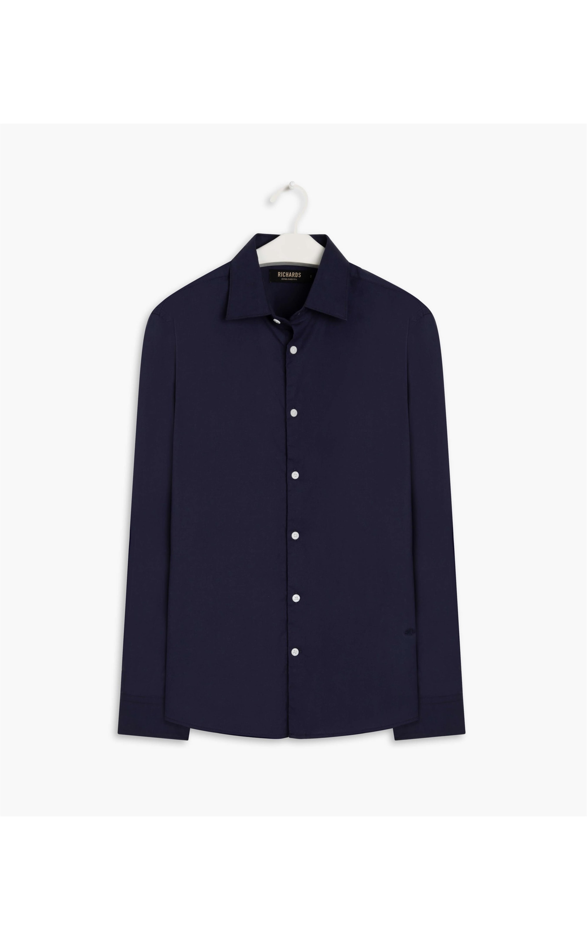 Camisa Tricoline Lycra Ml Purple Blue