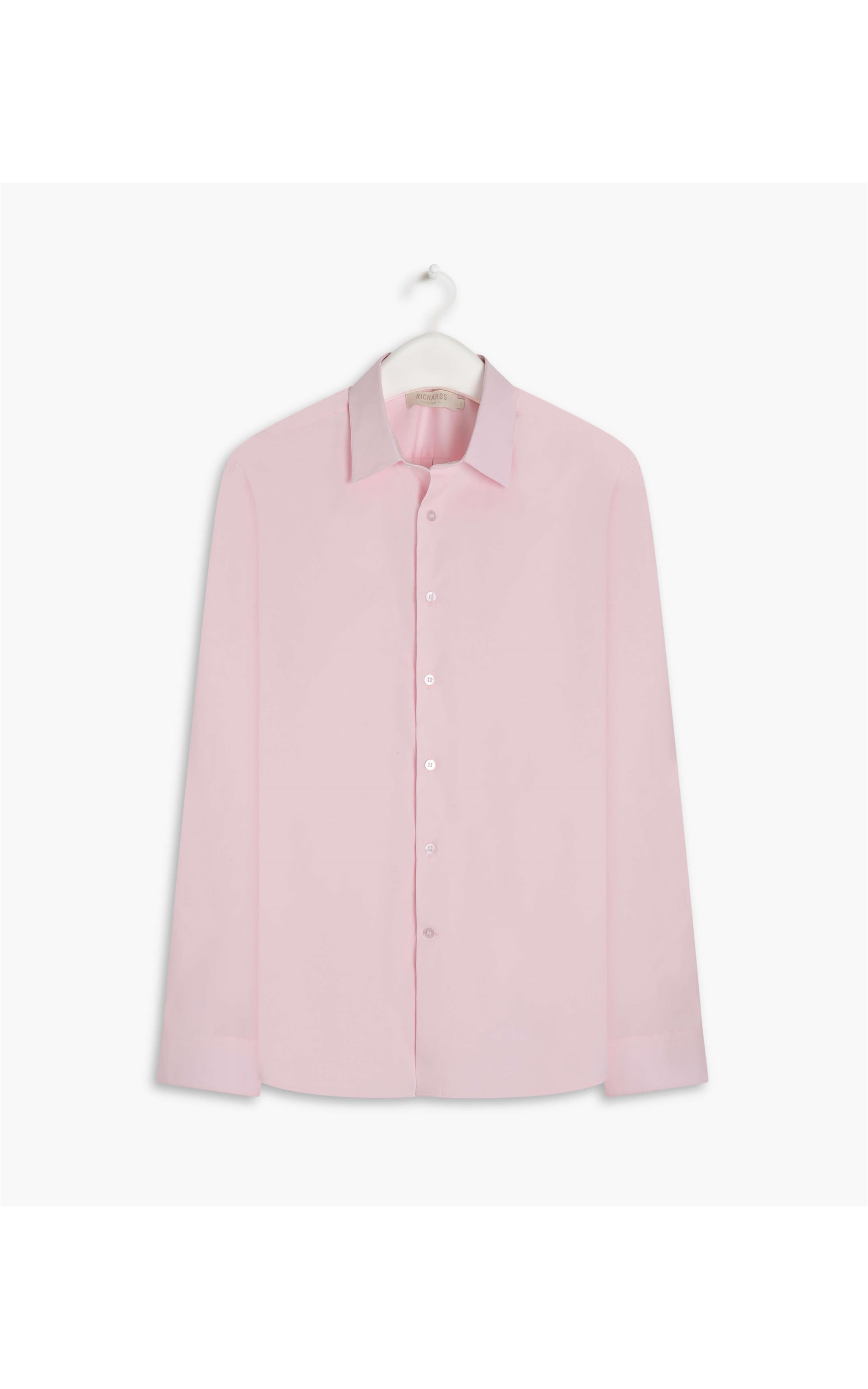 Camisa Tricoline Lycra Ml Rosa