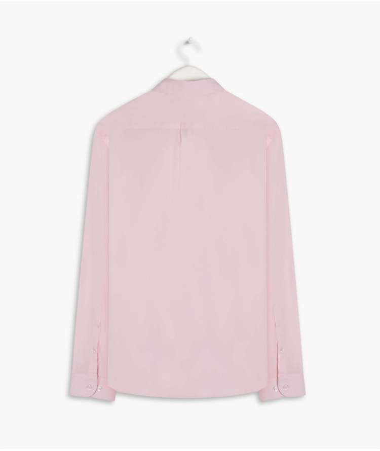 Camisa Tricoline Lycra Ml Rosa
