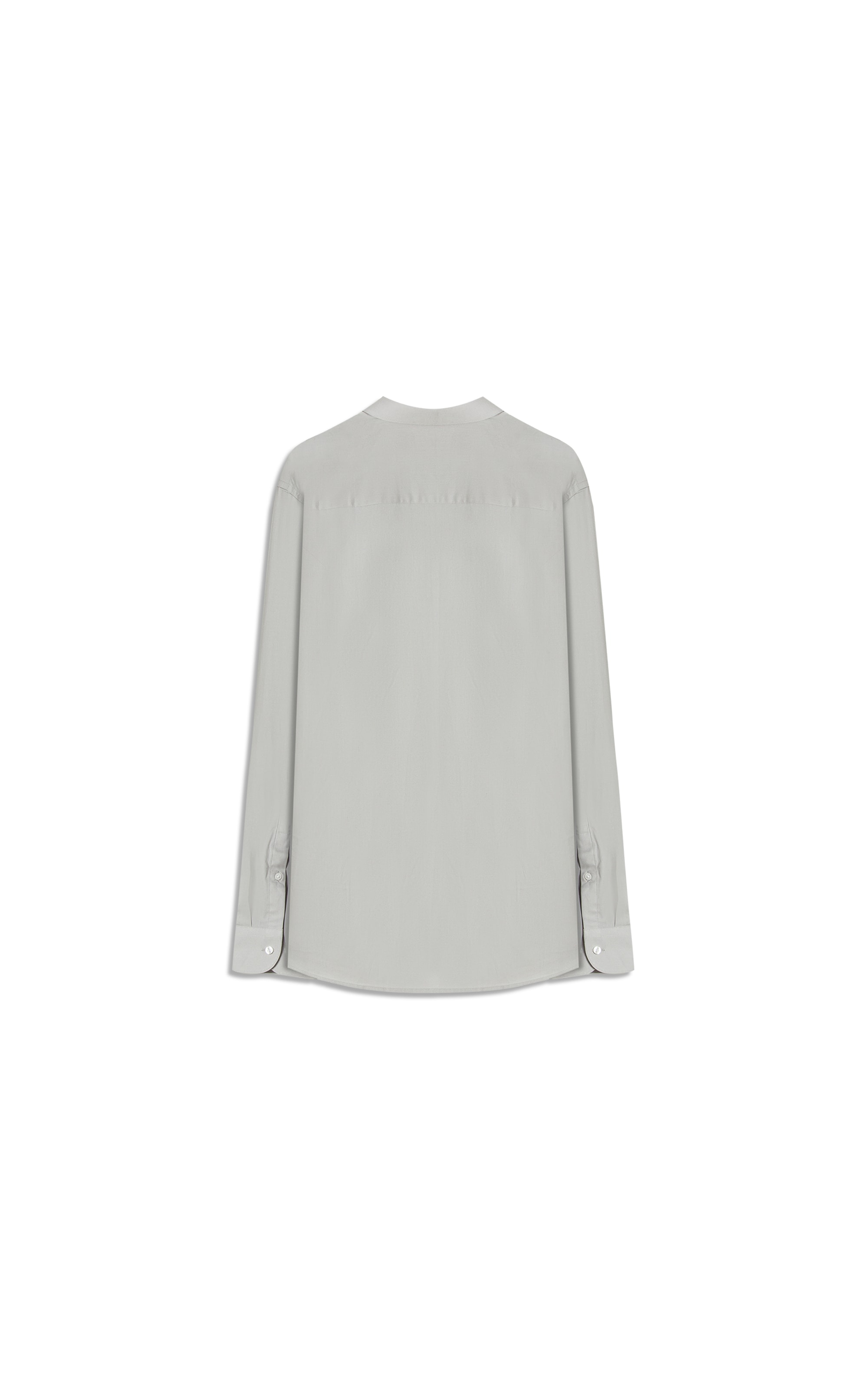 Camisa Tricoline Lycra Prata