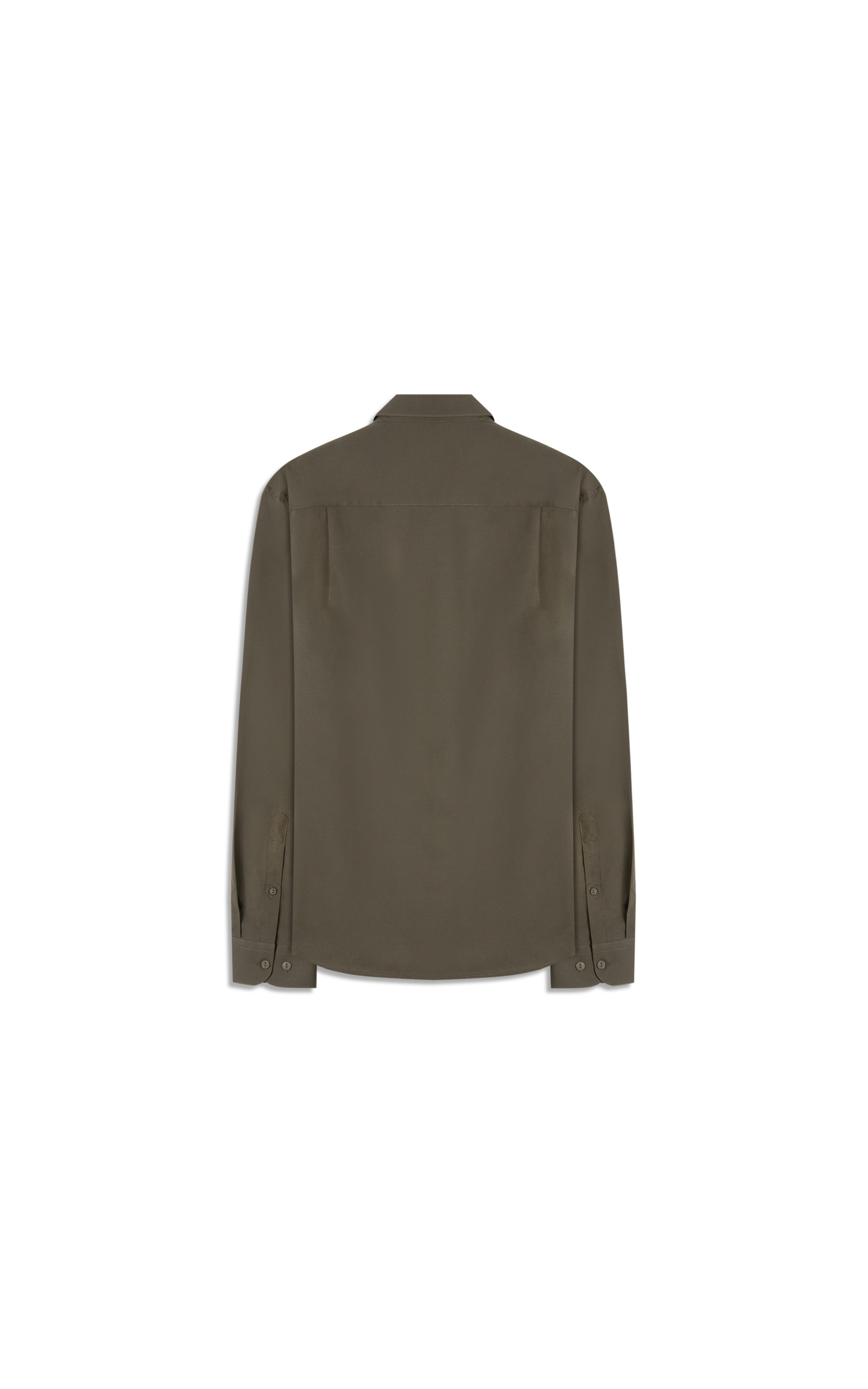 Camisa Tricoline Lycra Tabaco