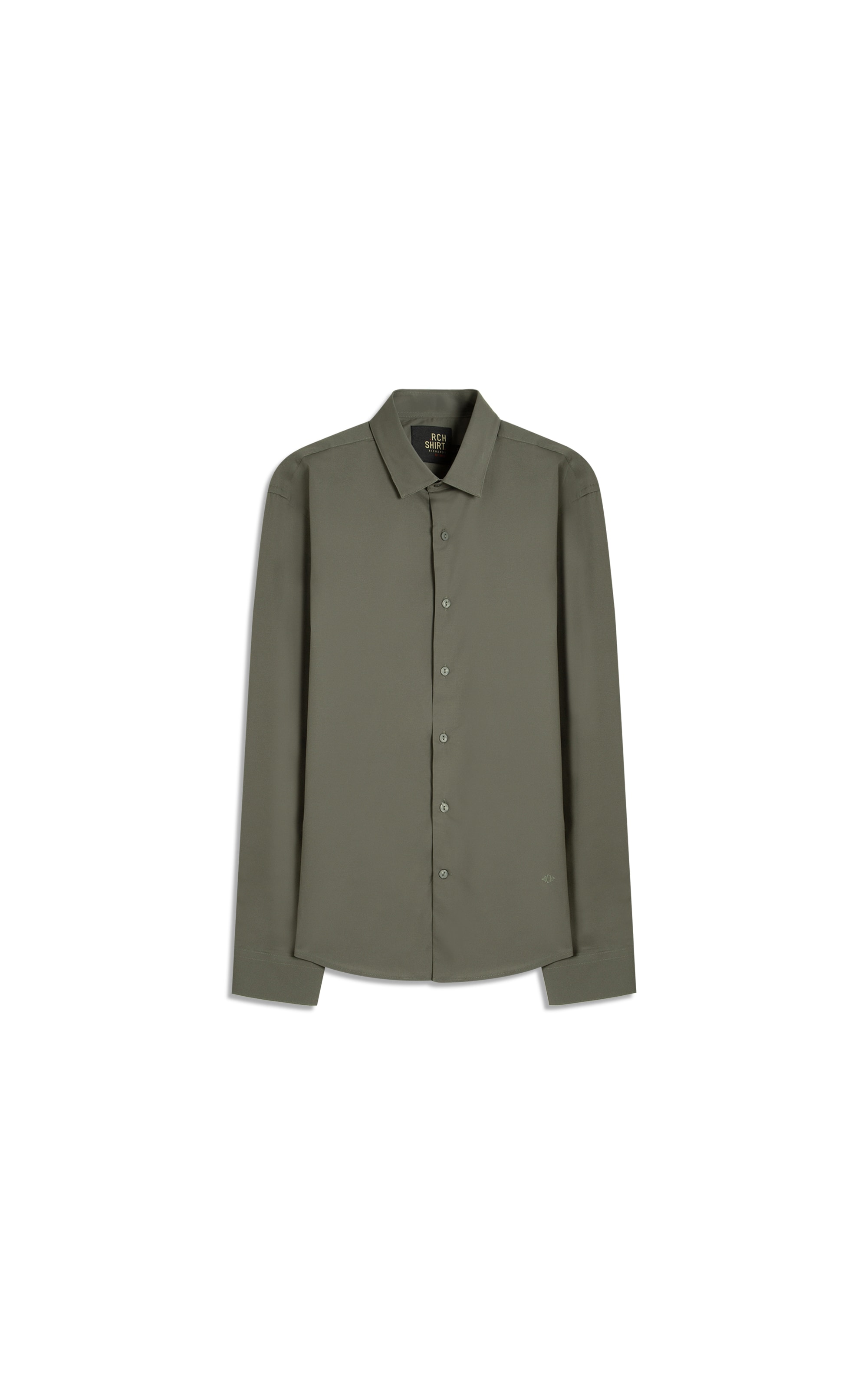 Camisa Tricoline Lycra Verde Army