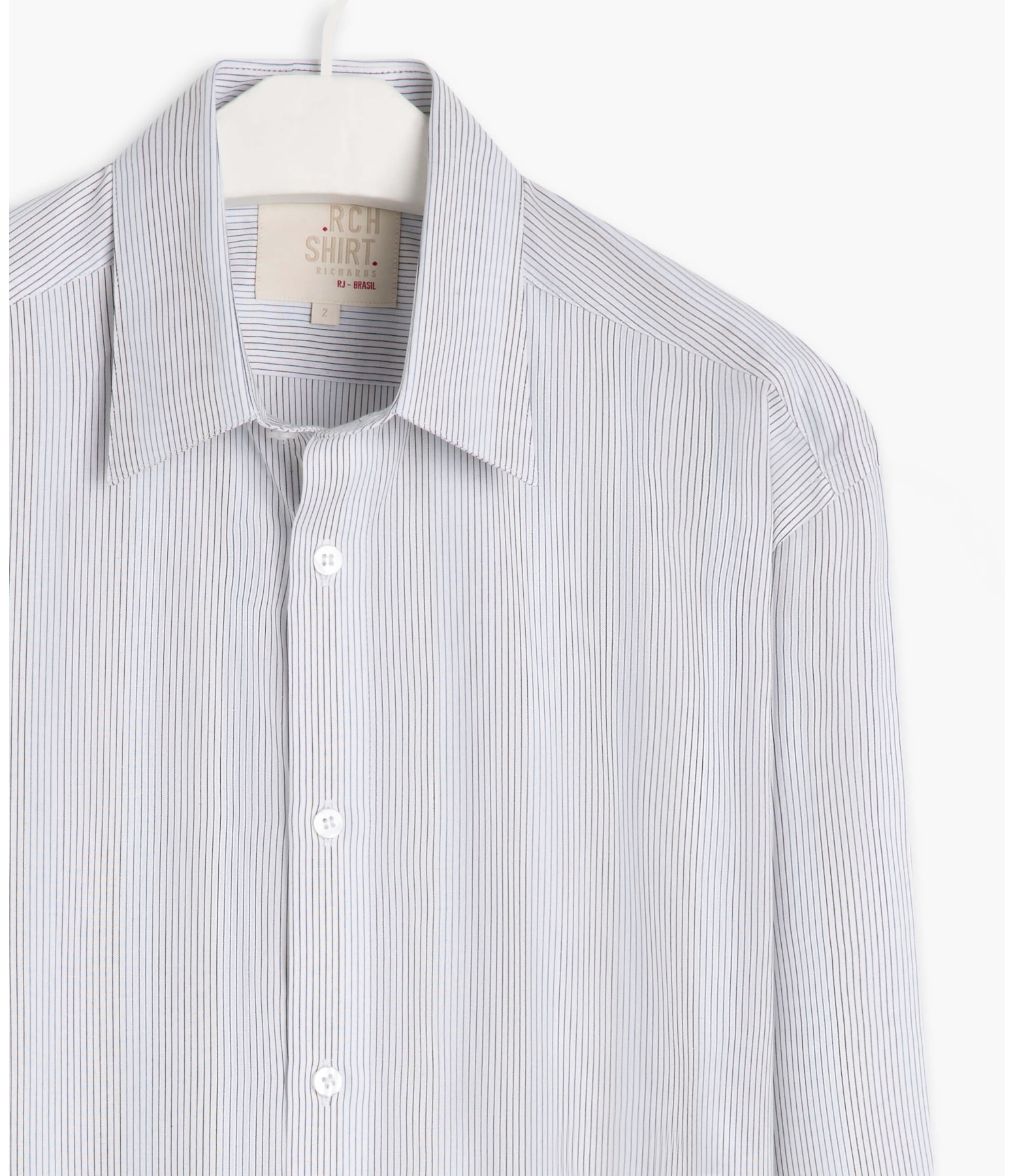 Camisa Tricoline Marcio Ml Branco