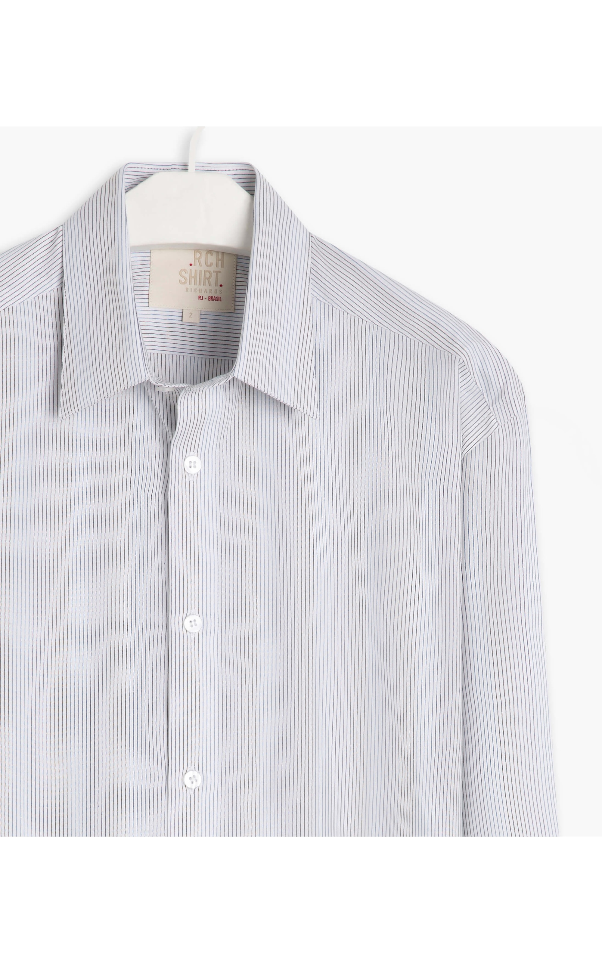 Camisa Tricoline Marcio Ml Branco