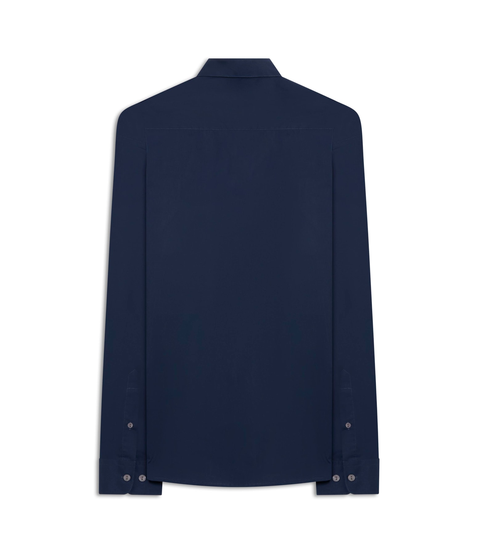 Camisa Tricoline Ml Dark Navy
