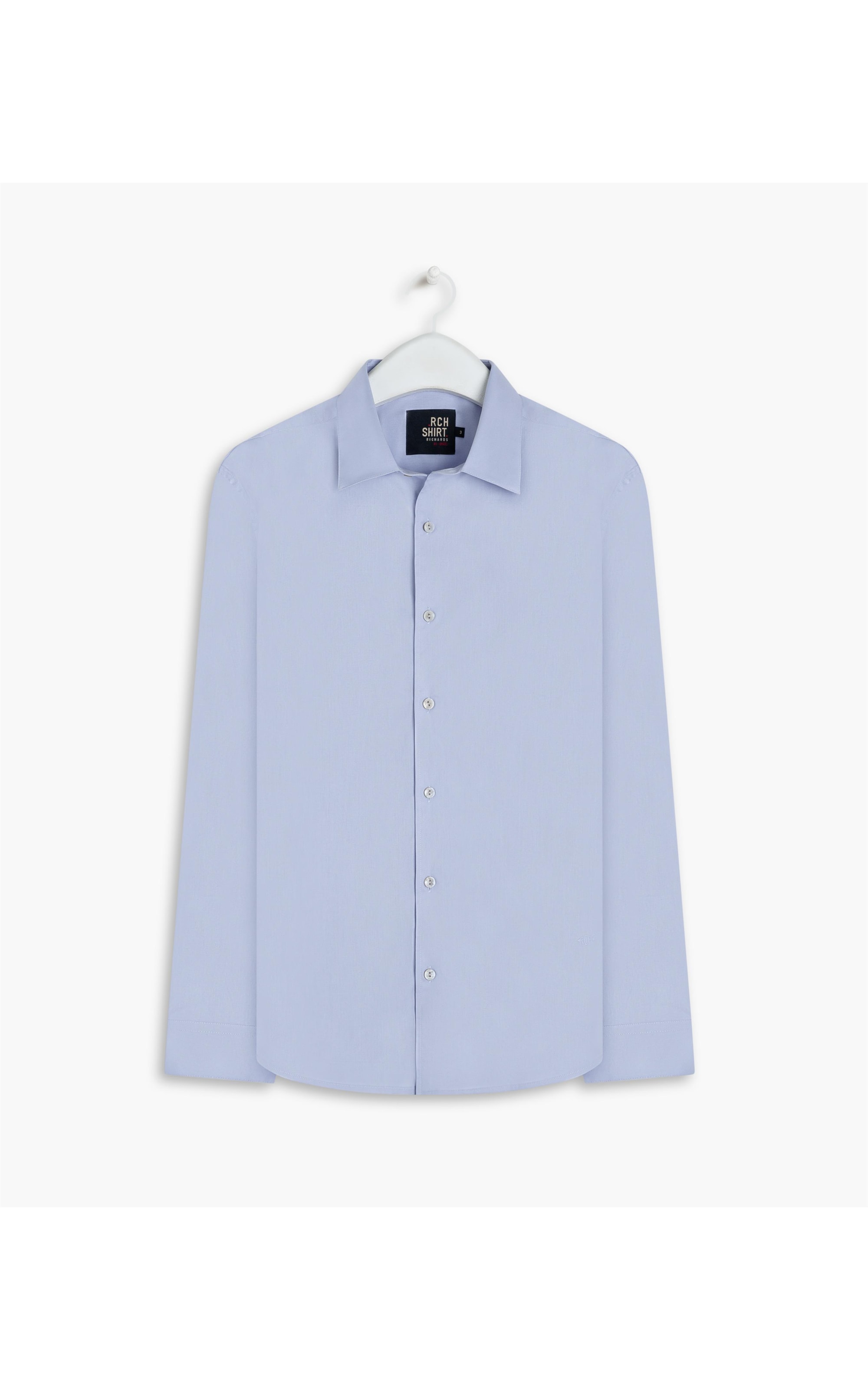 Camisa Tricoline Ml Lavanda