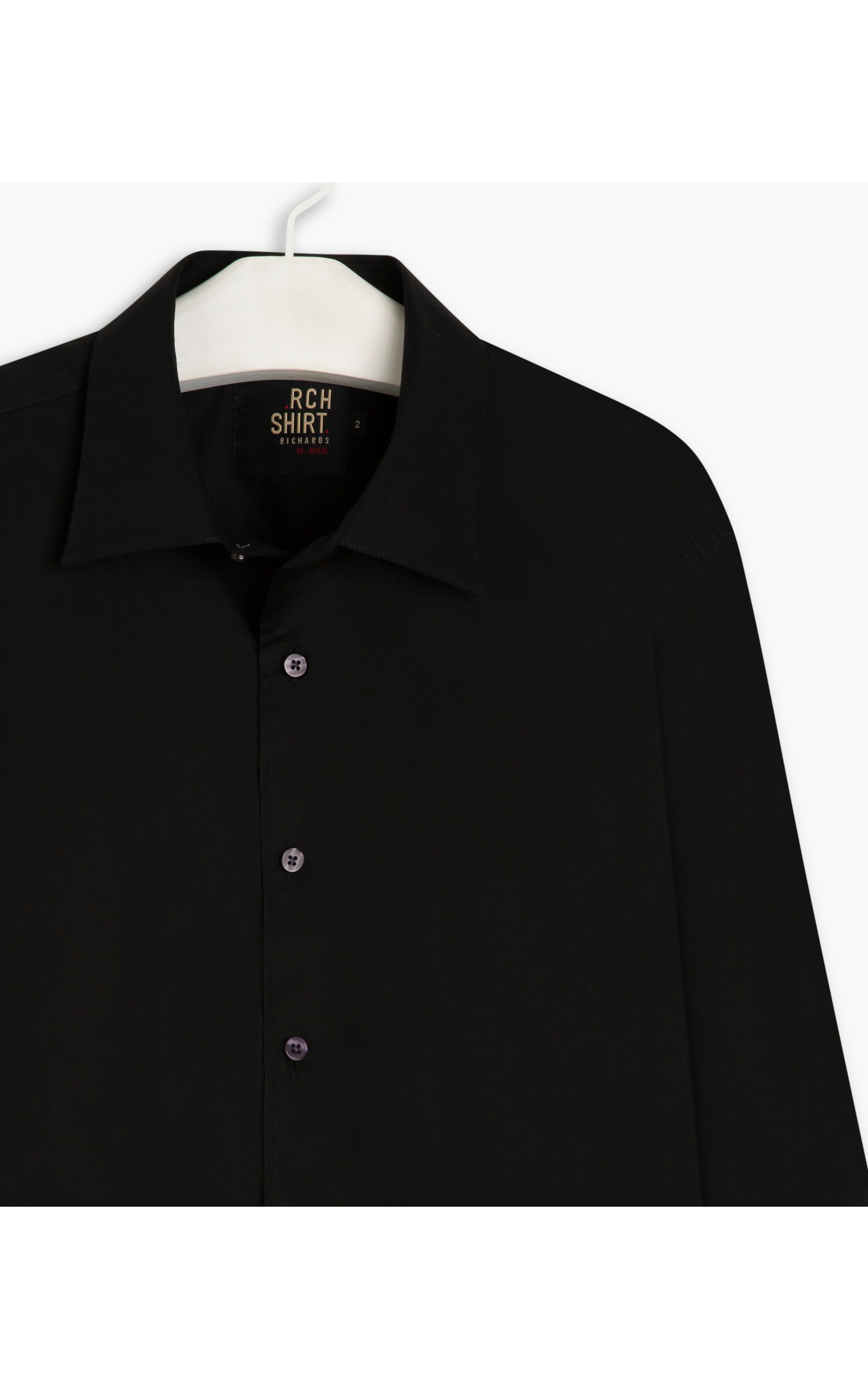 Camisa Tricoline Preto