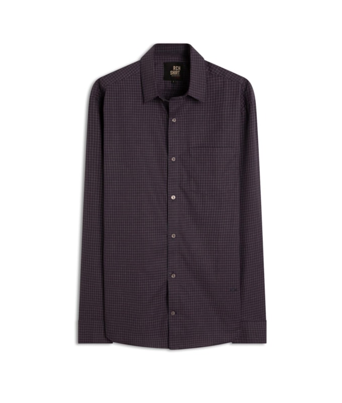Camisa Tricoline Rafael Ml Marinho