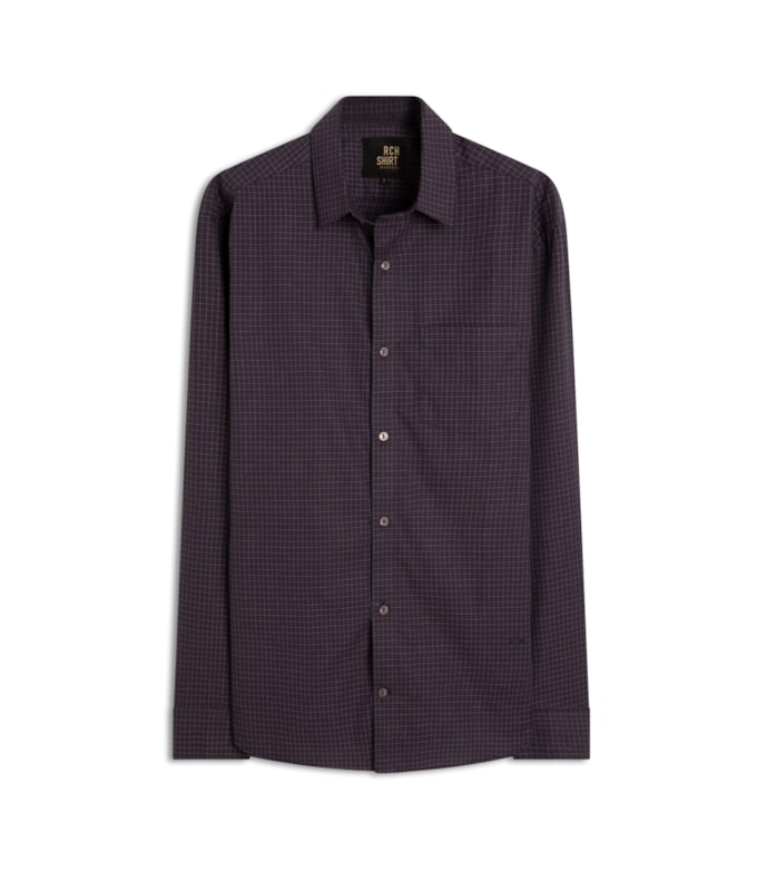 Camisa Tricoline Rafael Ml Marinho