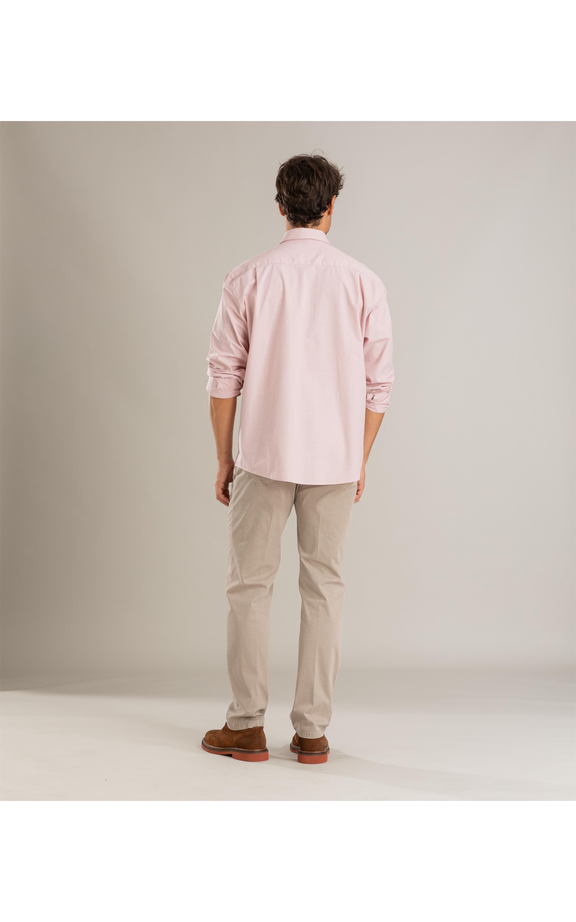 Camisa Tricoline Roberto Ml Vermelho