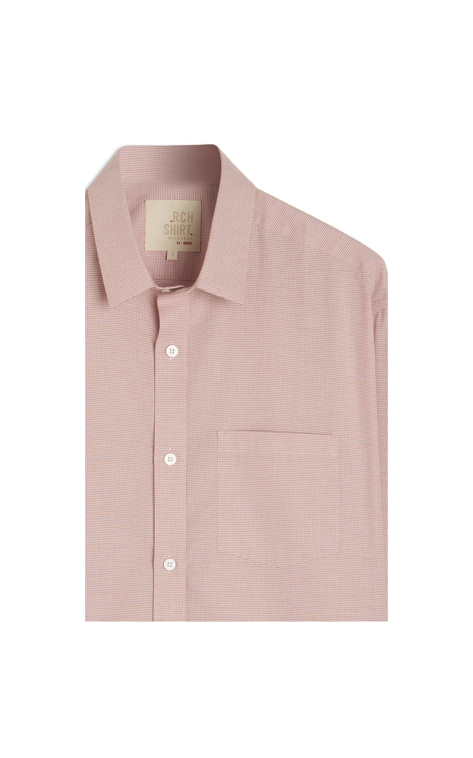 Camisa Tricoline Roberto Ml Vermelho