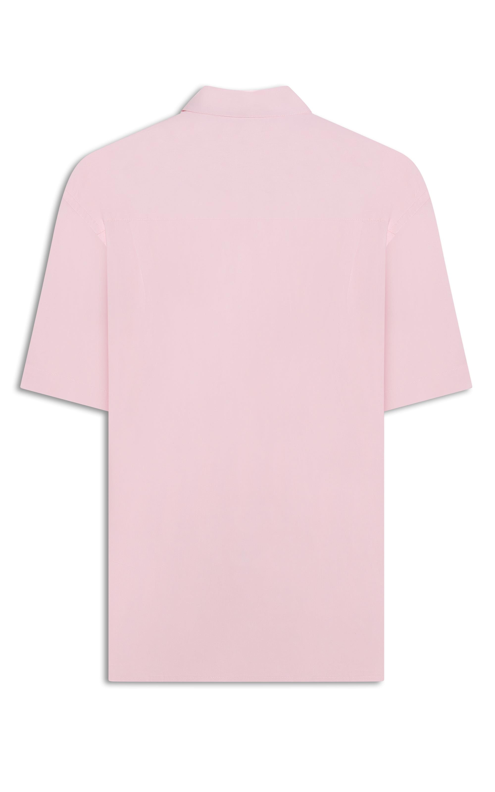 Camisa Tricoline Rosa