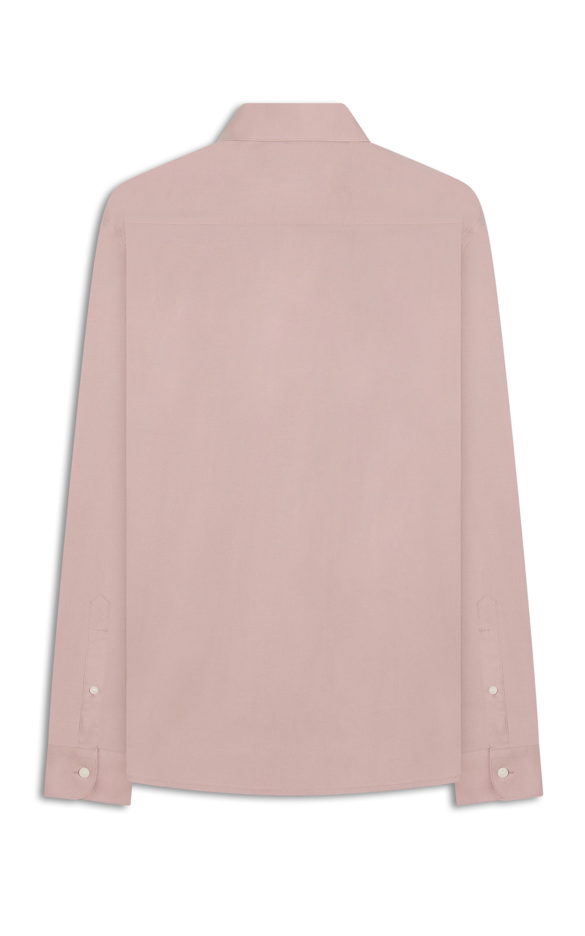 Camisa Tricoline Rosa Velho