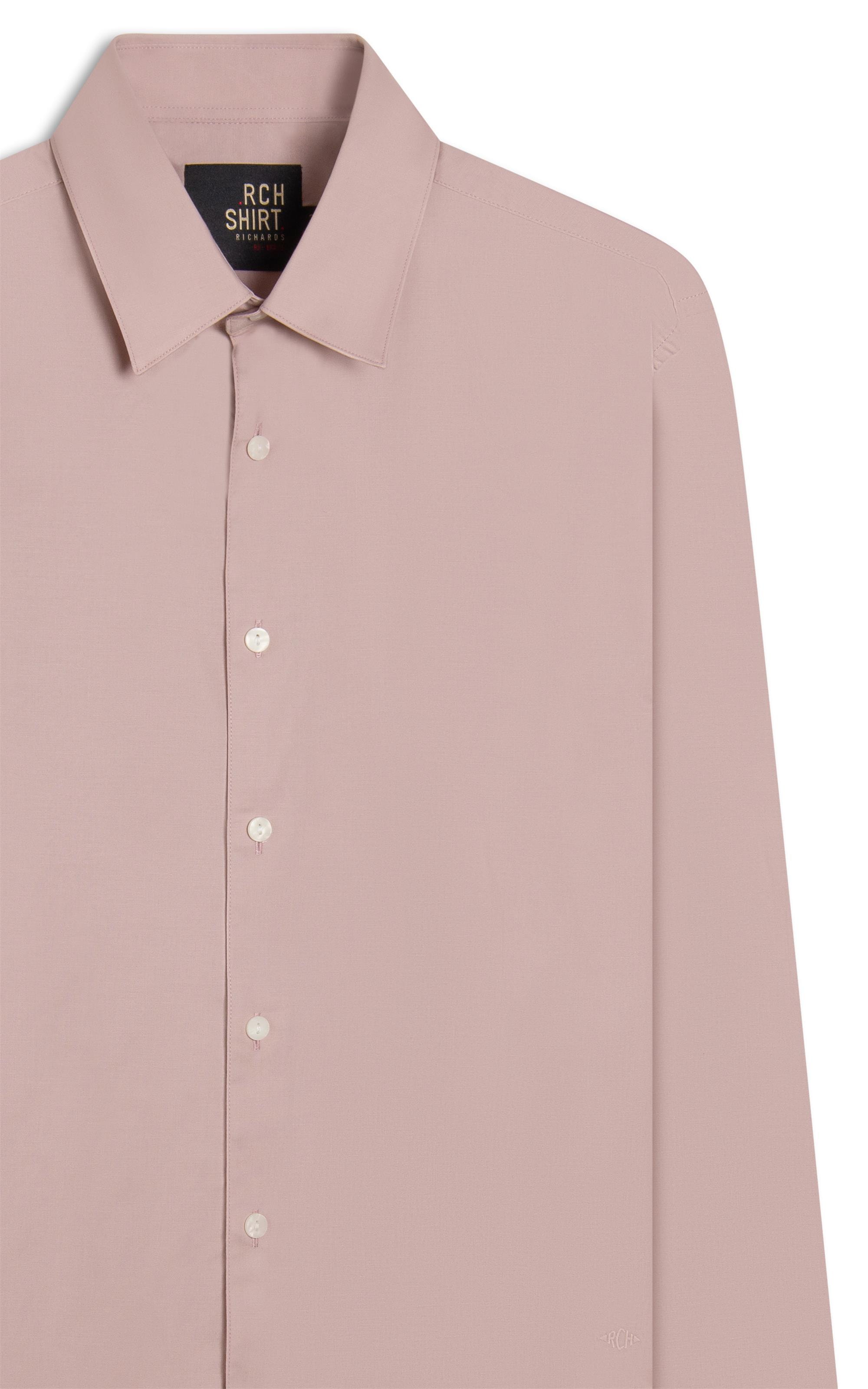 Camisa Tricoline Rosa Velho