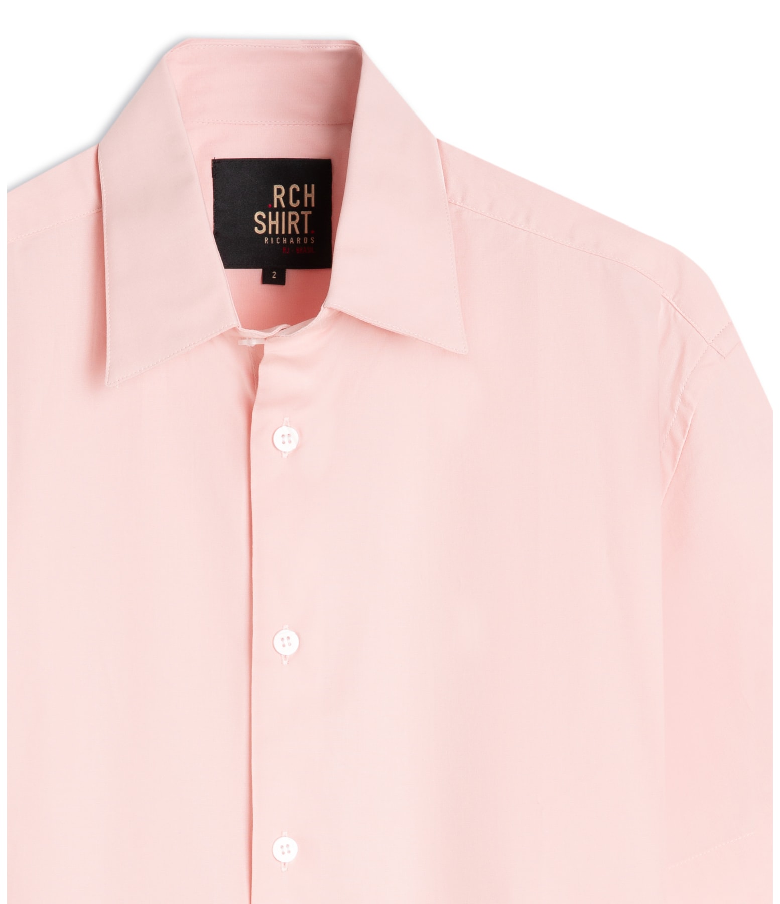 Camisa Tricoline Rosa Velho