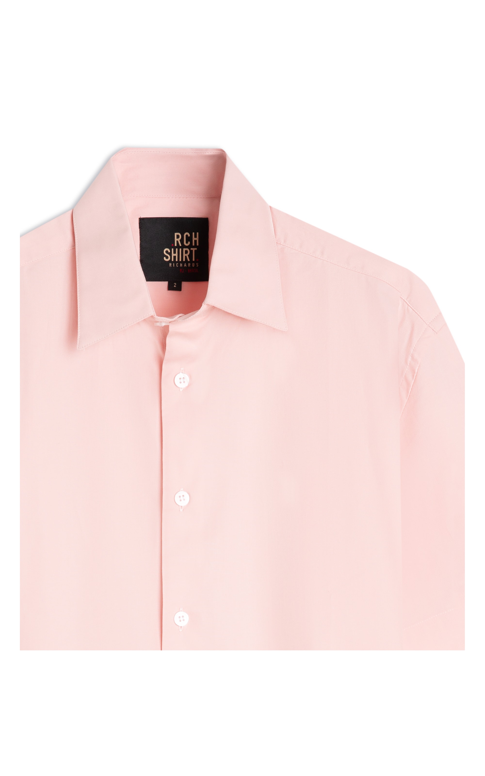 Camisa Tricoline Rosa Velho