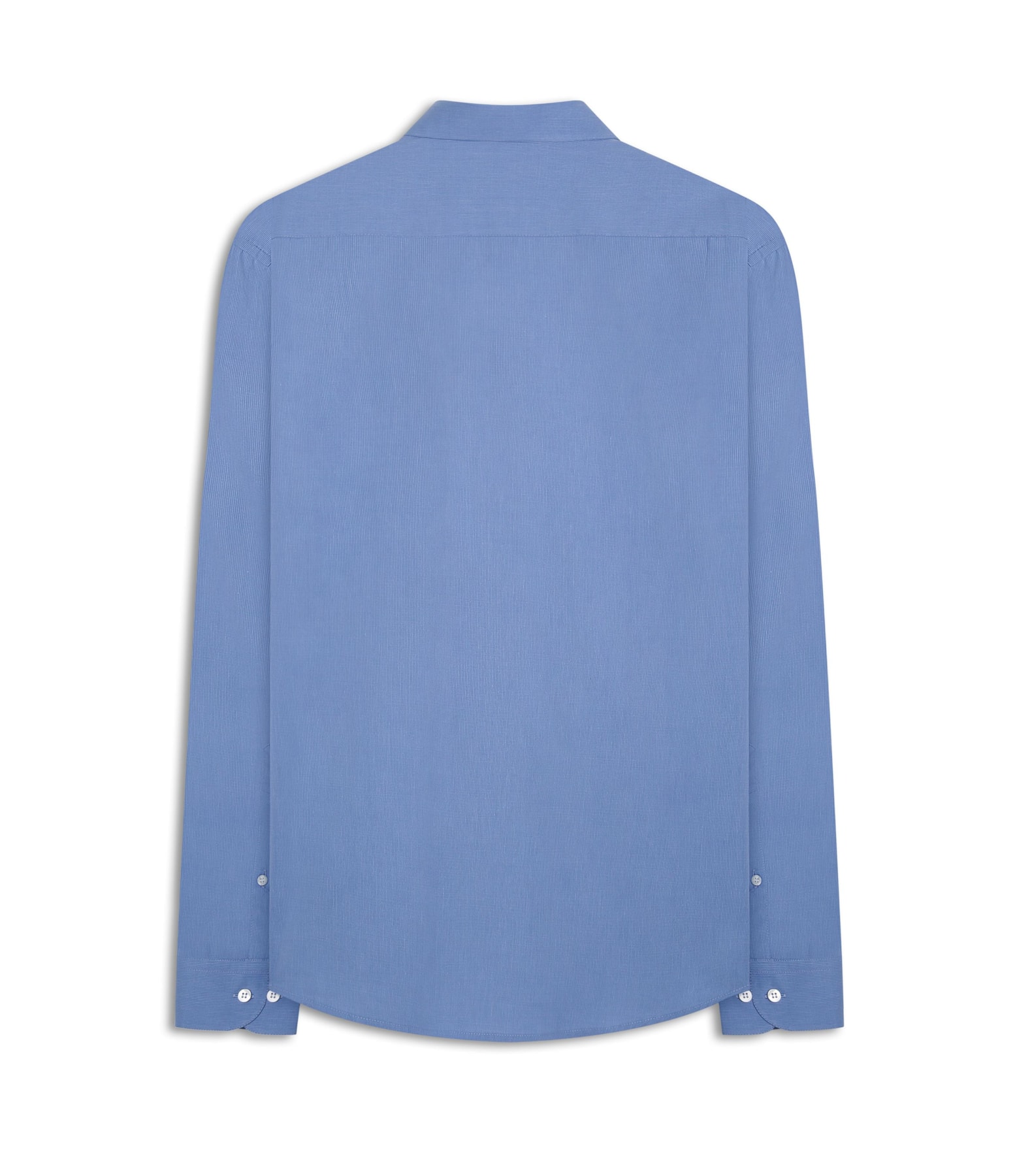 Camisa Tricoline Silvio Ml Azul Pervante