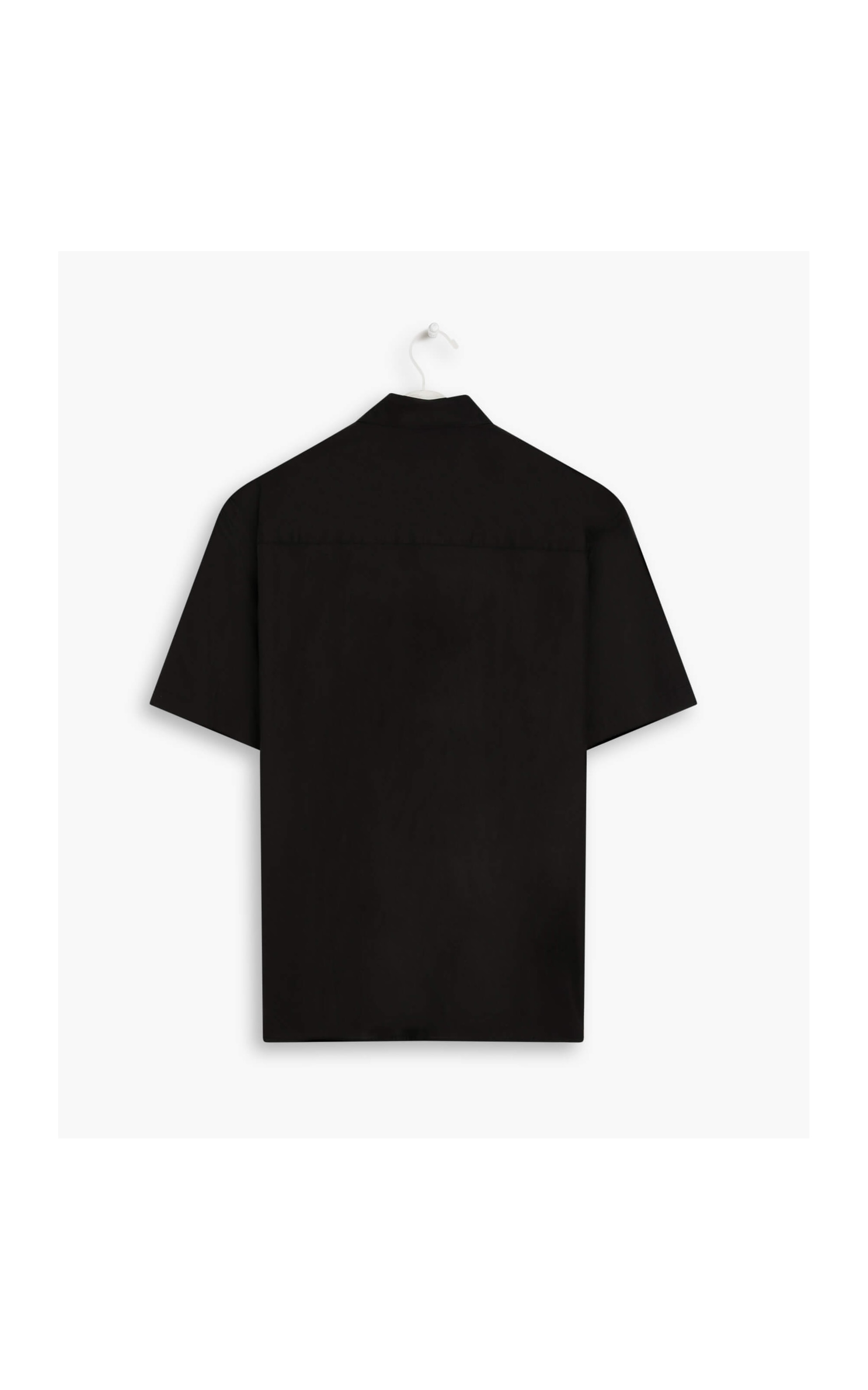 Camisa Tricoline Stretch Mc Preto