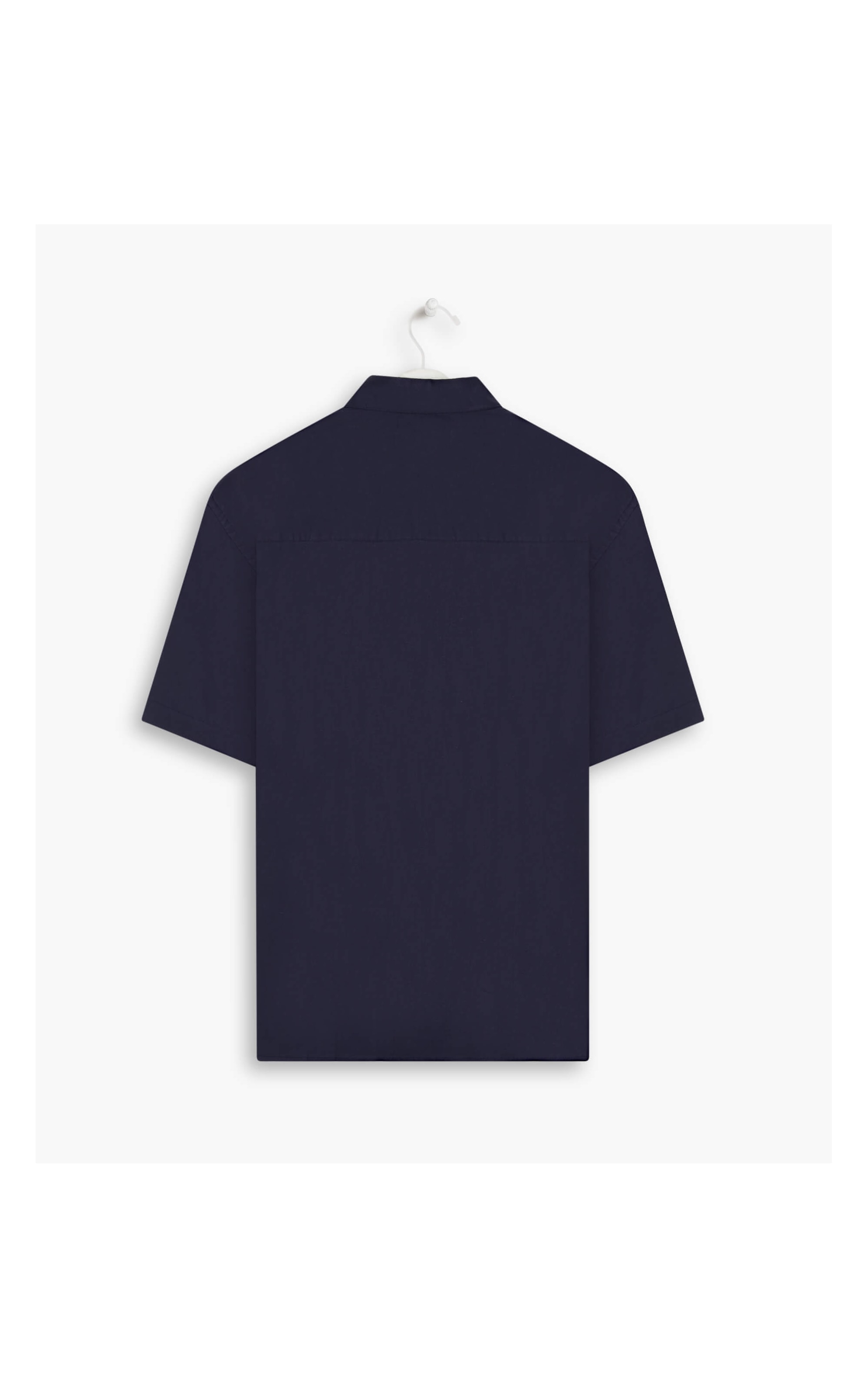 Camisa Tricoline Stretch Mc Purple Blue