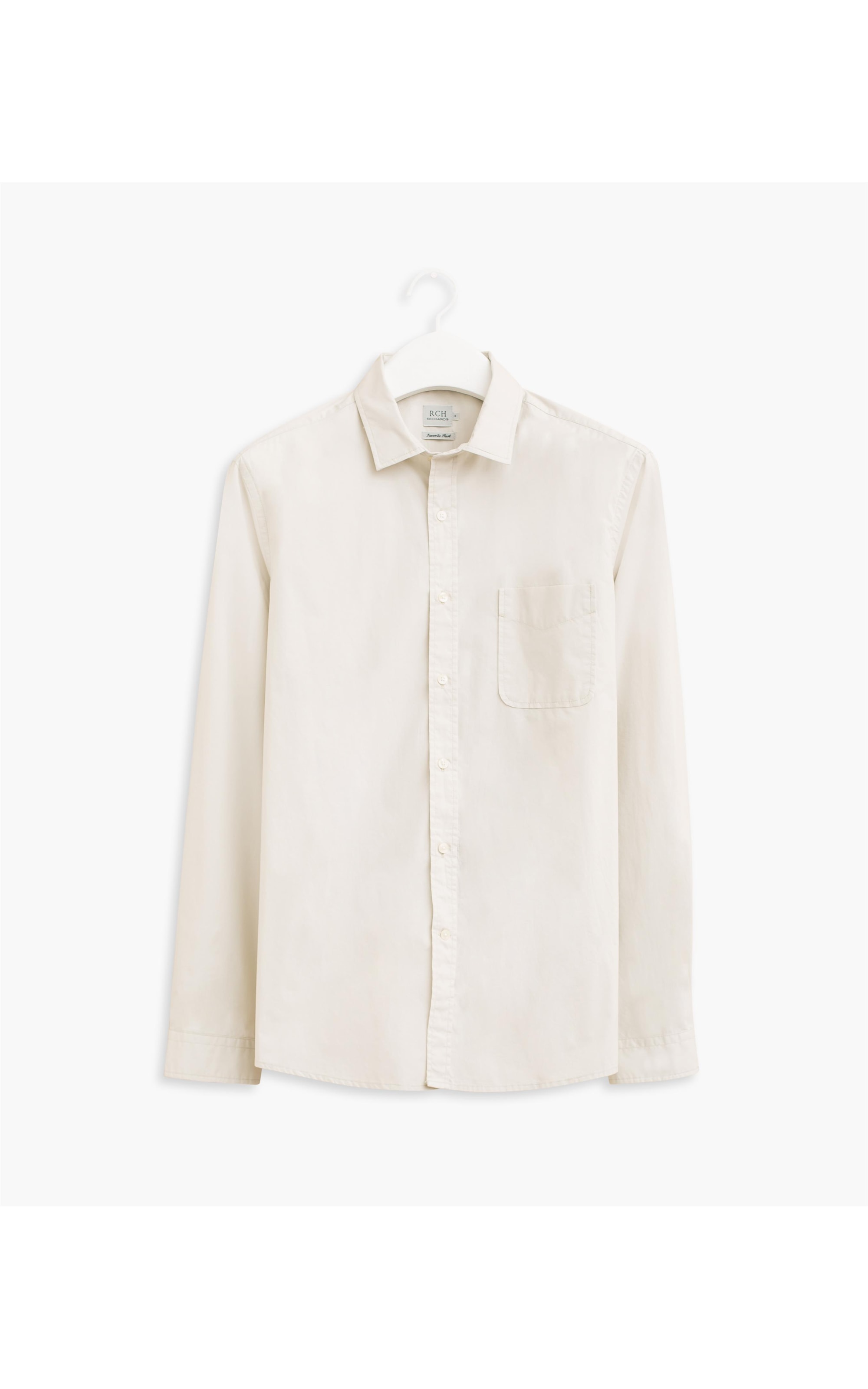 Camisa Tricoline Summer Ml Creme