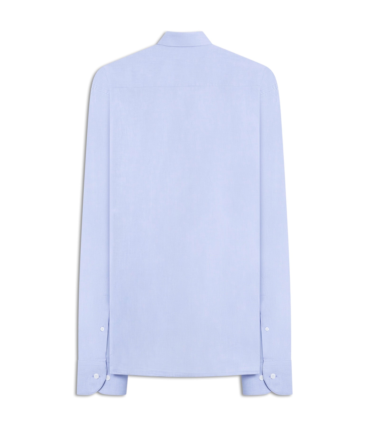 Camisa Tricoline Xadrez Fausto Ml Azul Bic