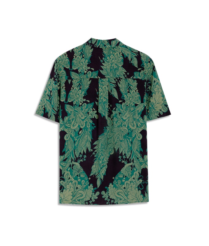Camisa Trivia Est Floral Verde Jade