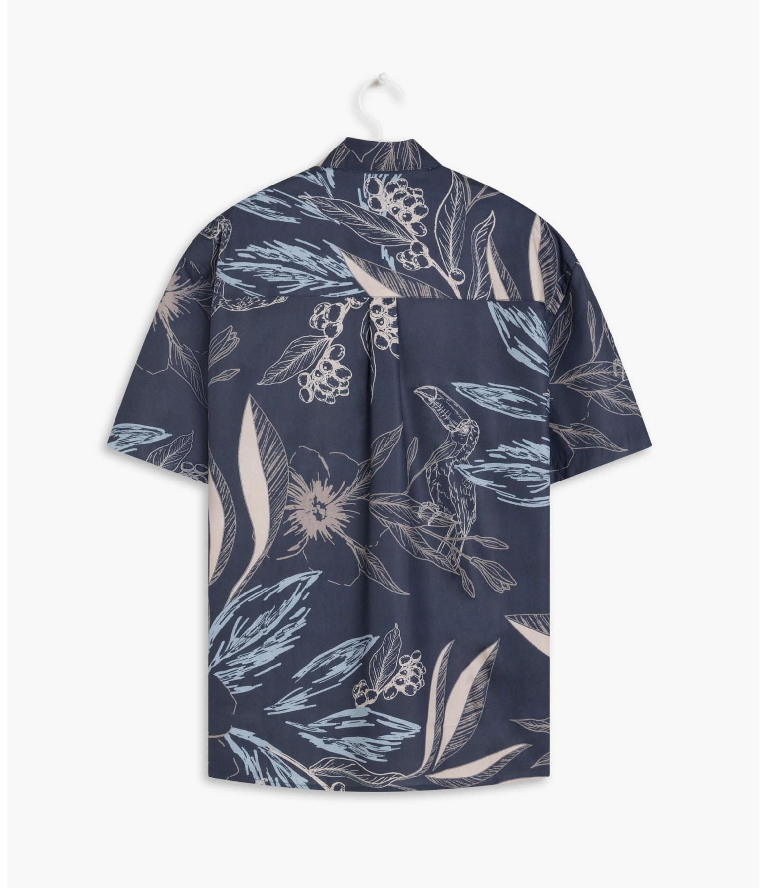 Camisa Tucano Estampada Mc  Dark Navy