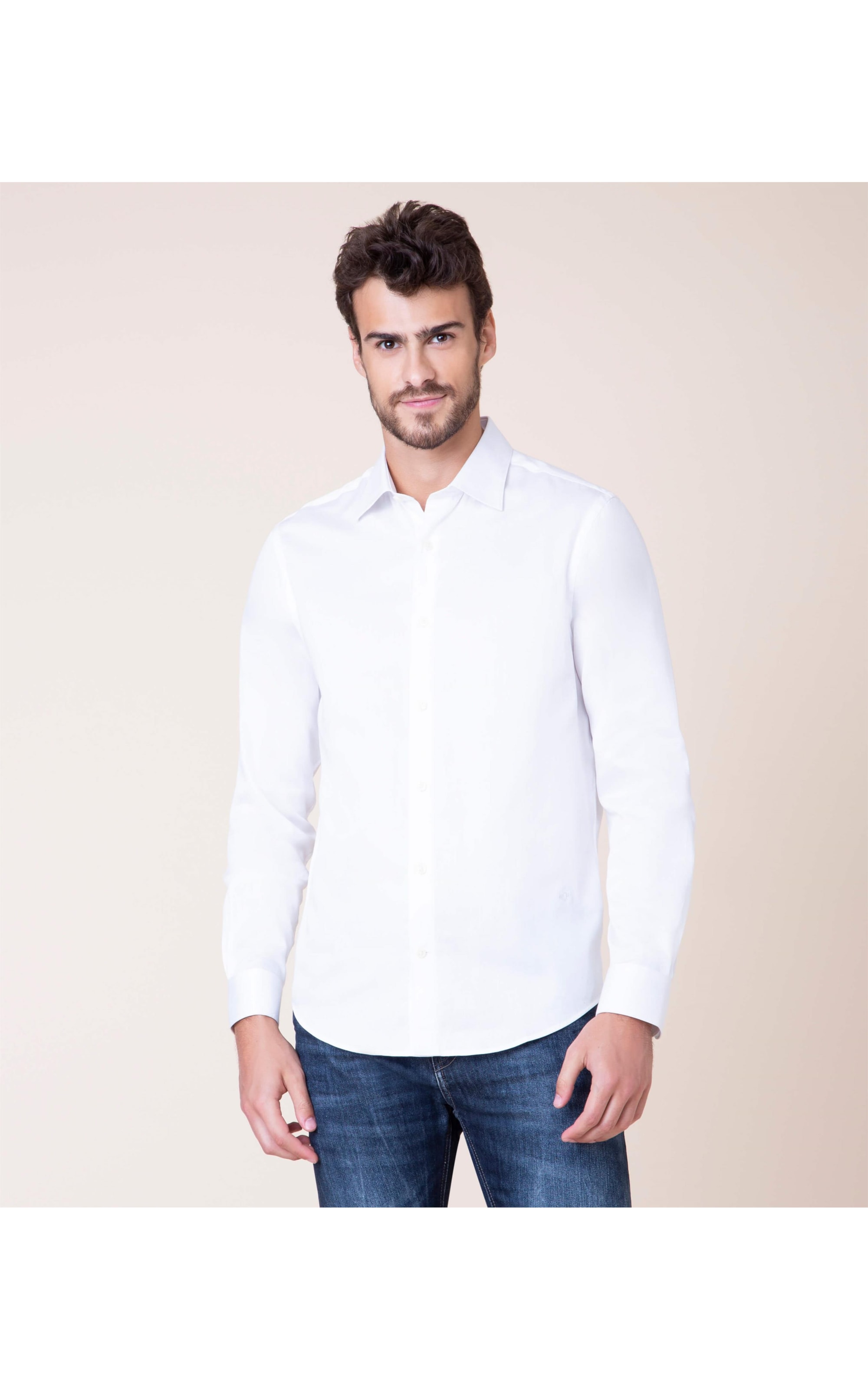 Camisa Twill Lisa Ml Branco