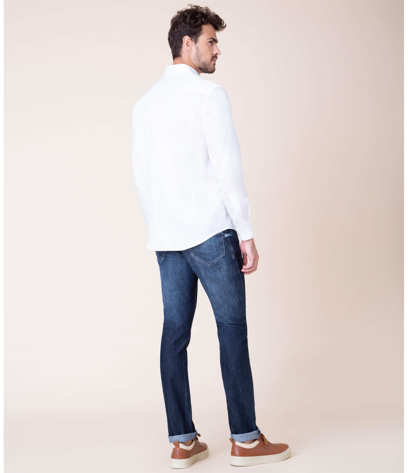 Camisa Twill Lisa Ml Branco