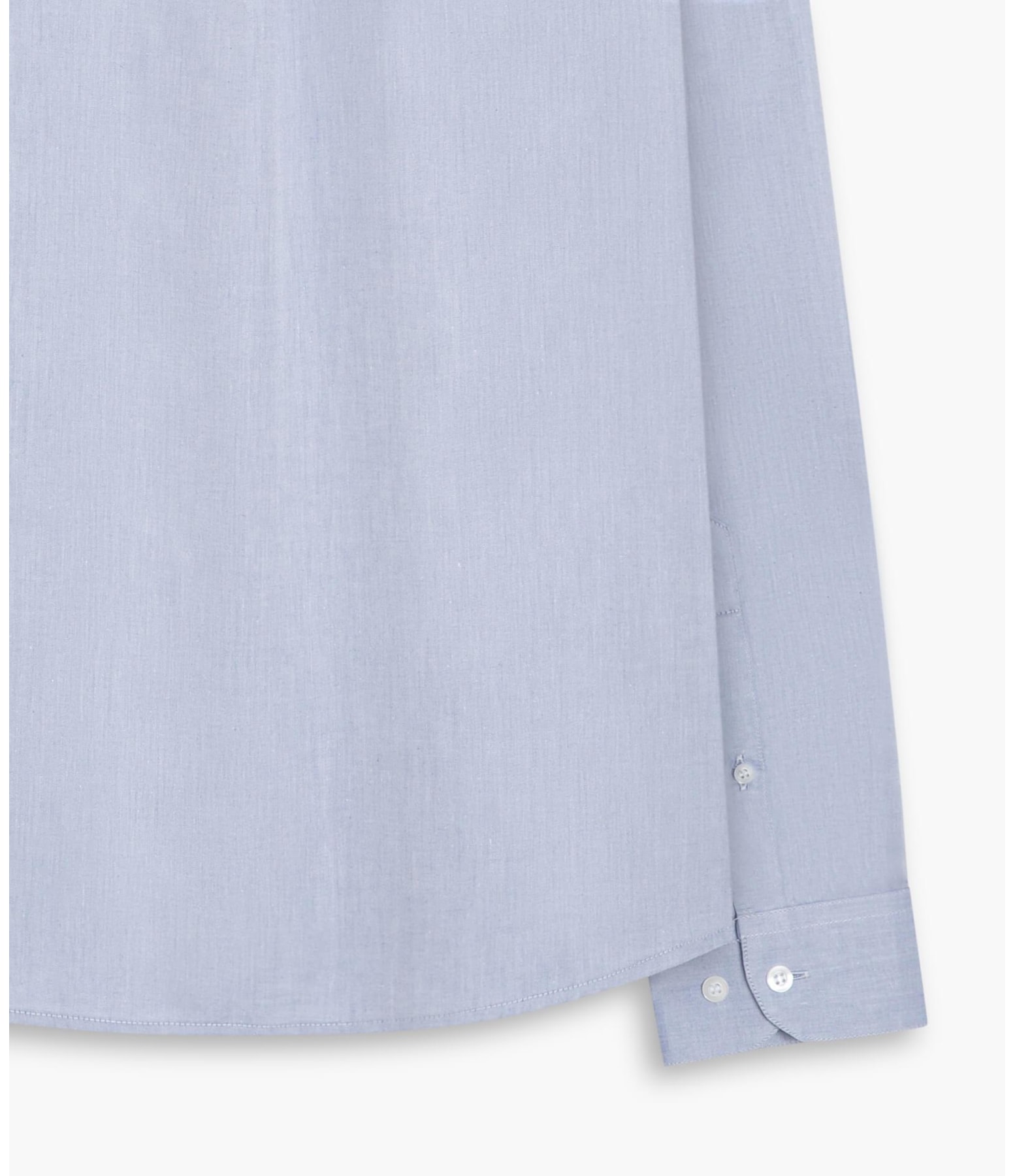 Camisa Twill Ml Azul Bic