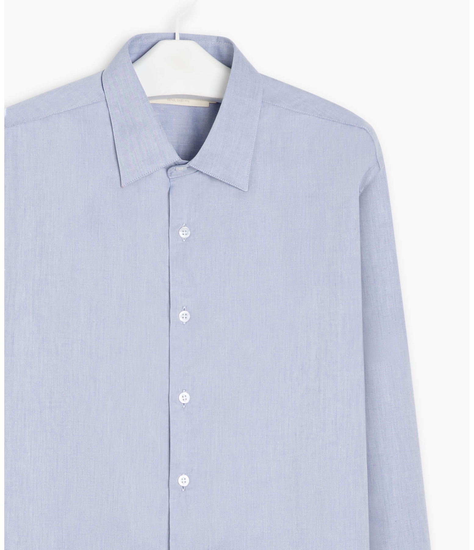 Camisa Twill Ml Azul Bic