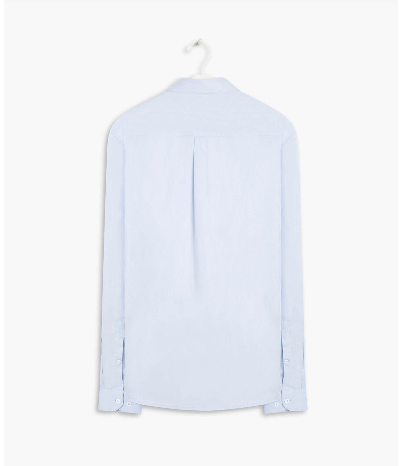Camisa Twill Ml Azul Claro