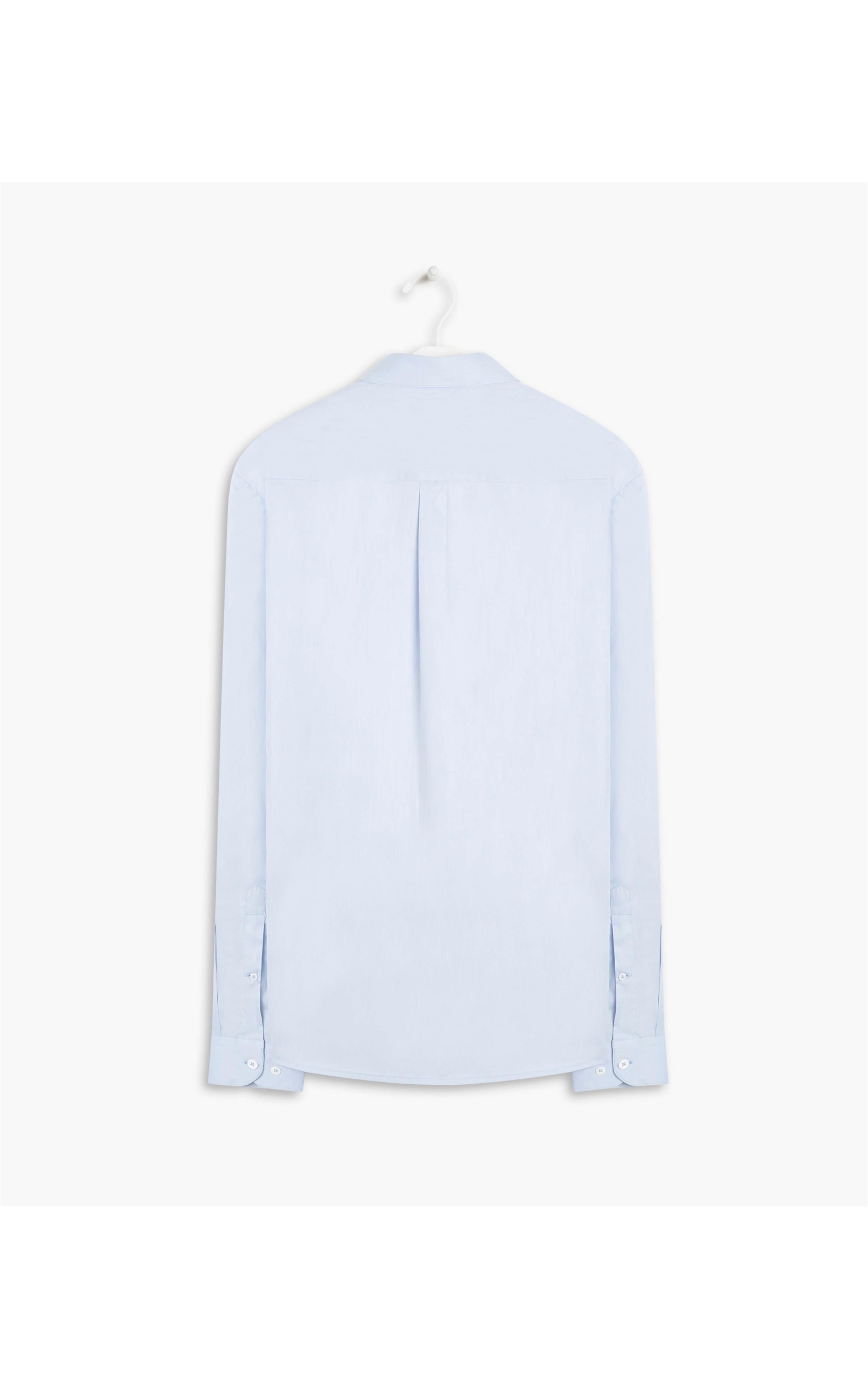 Camisa Twill Ml Azul Claro