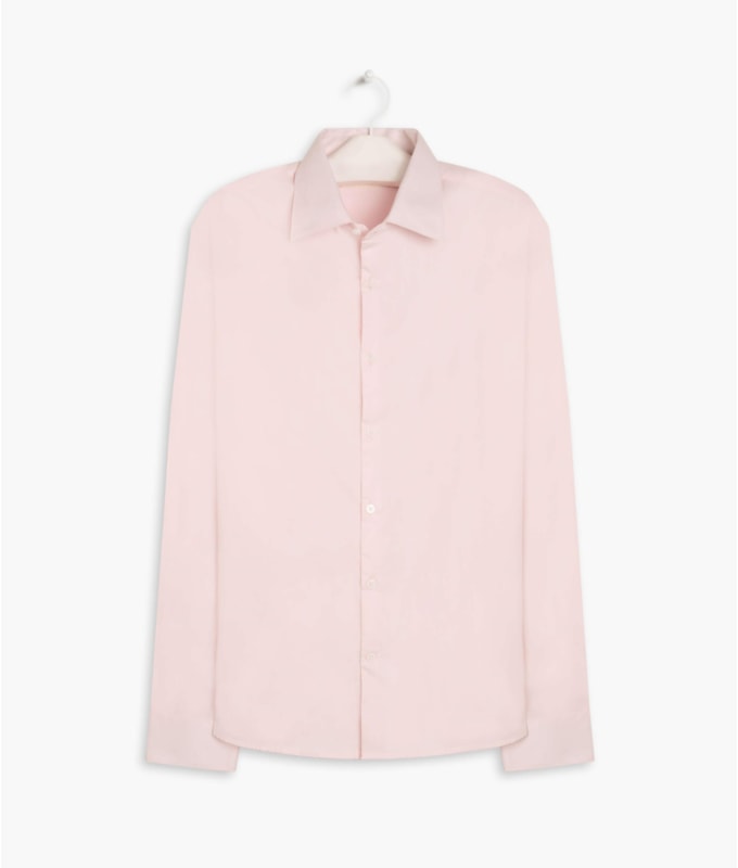 Camisa Twill Ml Rosa