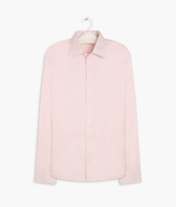 Camisa Twill Ml Rosa