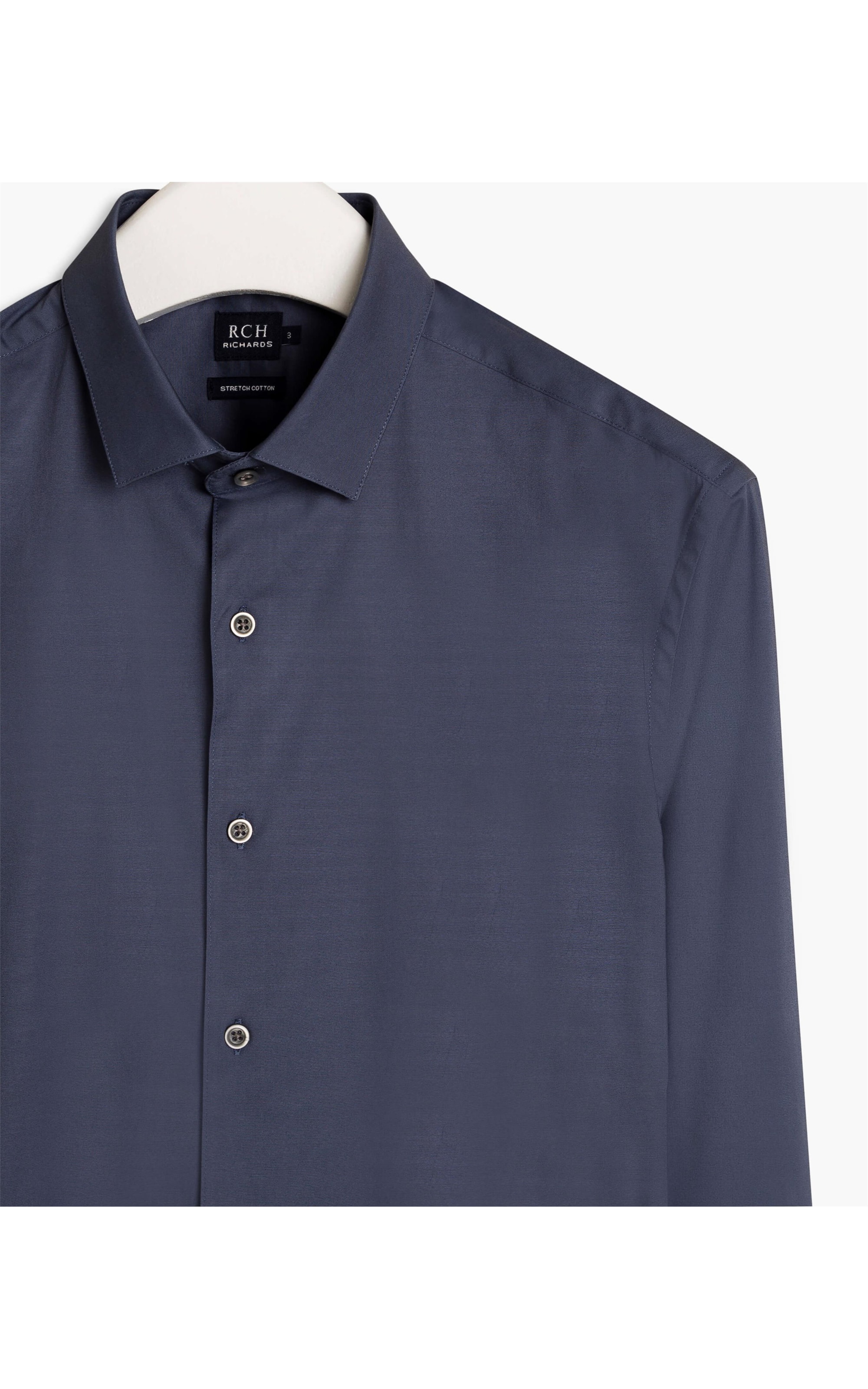 Camisa Urban Stretch Ml Azul Marinho