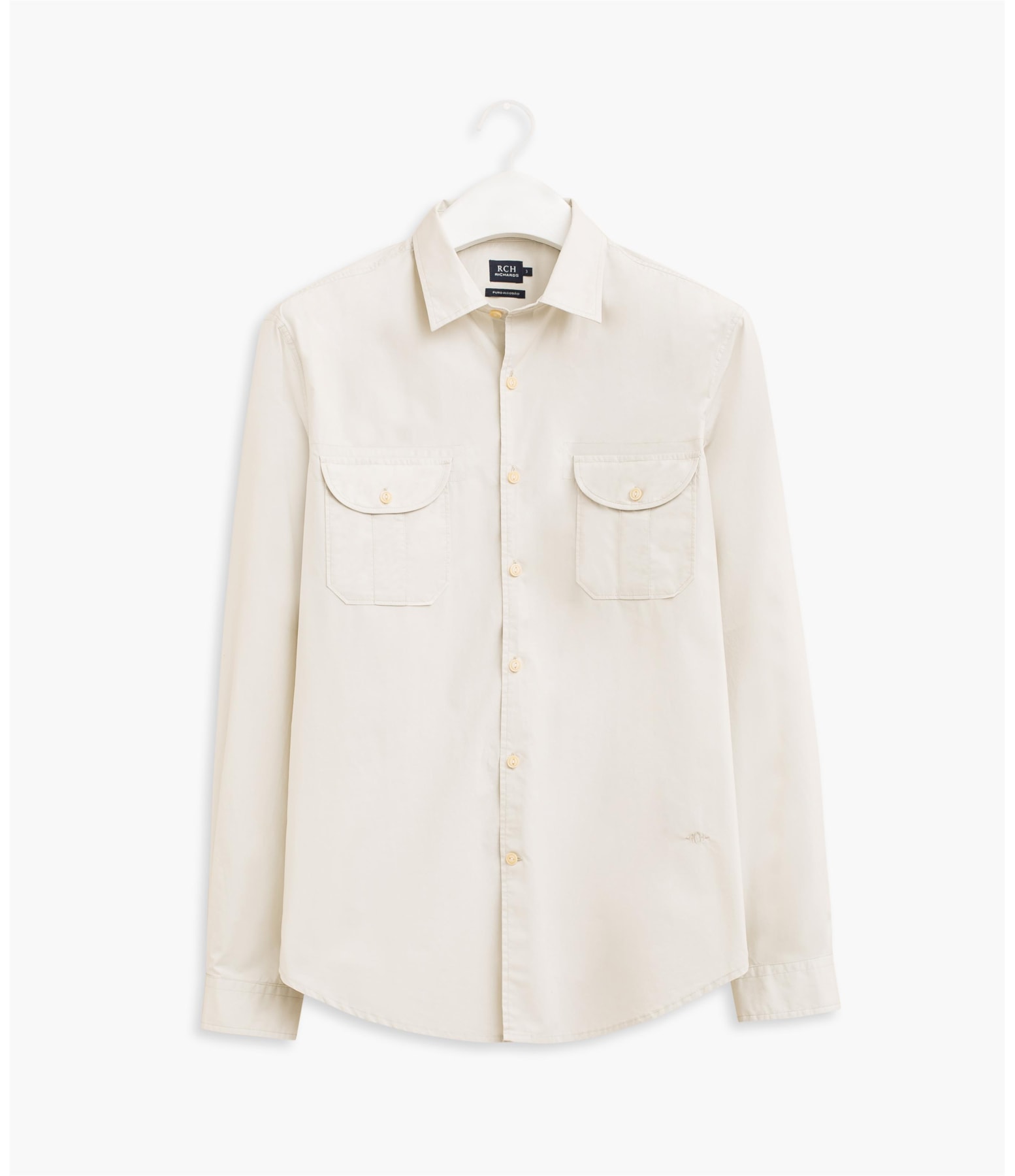 Camisa Utilitaria Summer Ml Creme