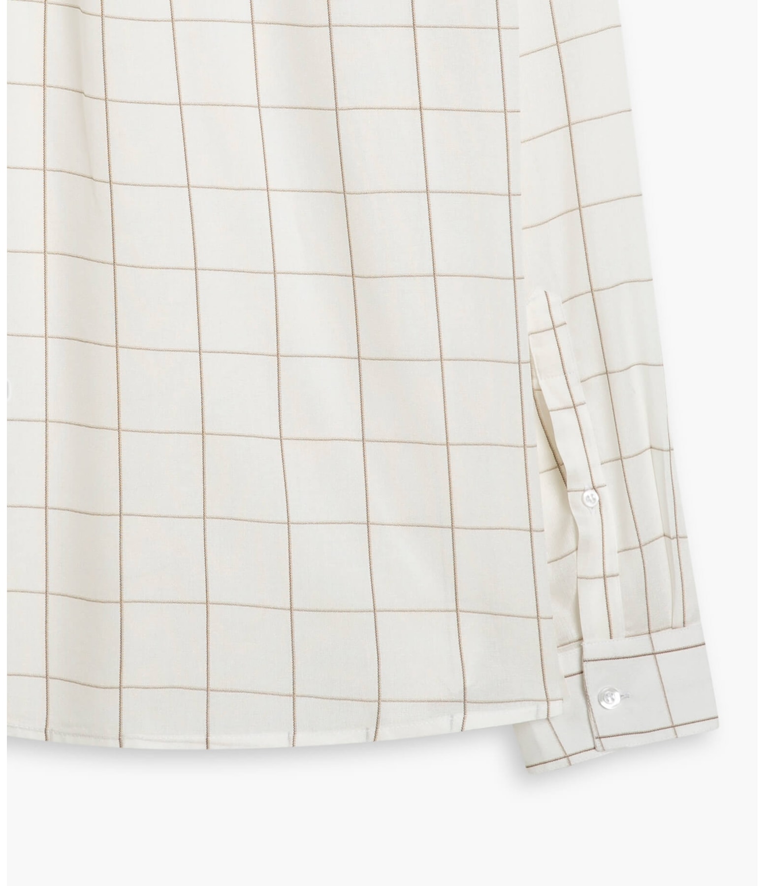 Camisa Vani Viscose Listrada Ml Caqui
