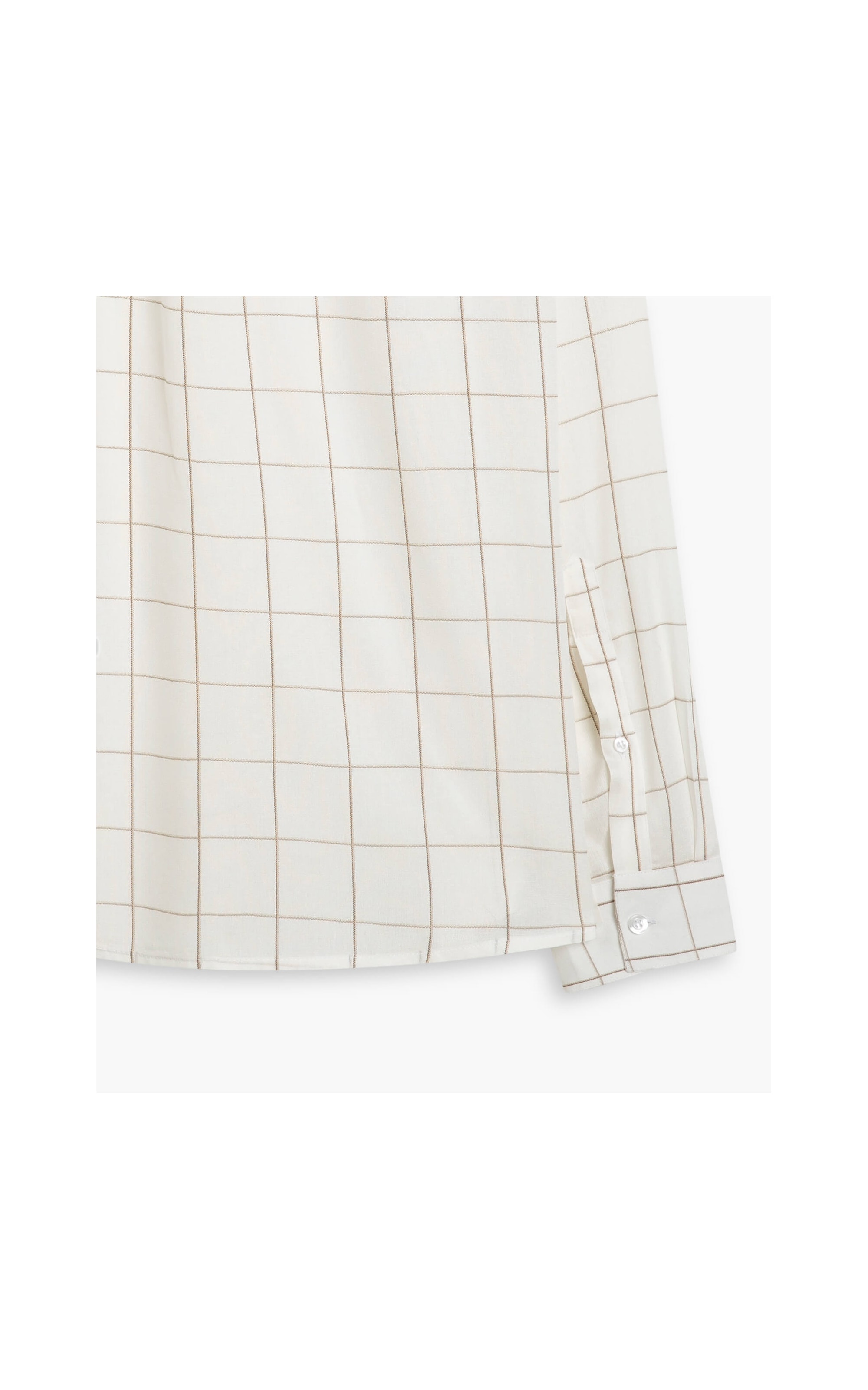 Camisa Vani Viscose Listrada Ml Caqui