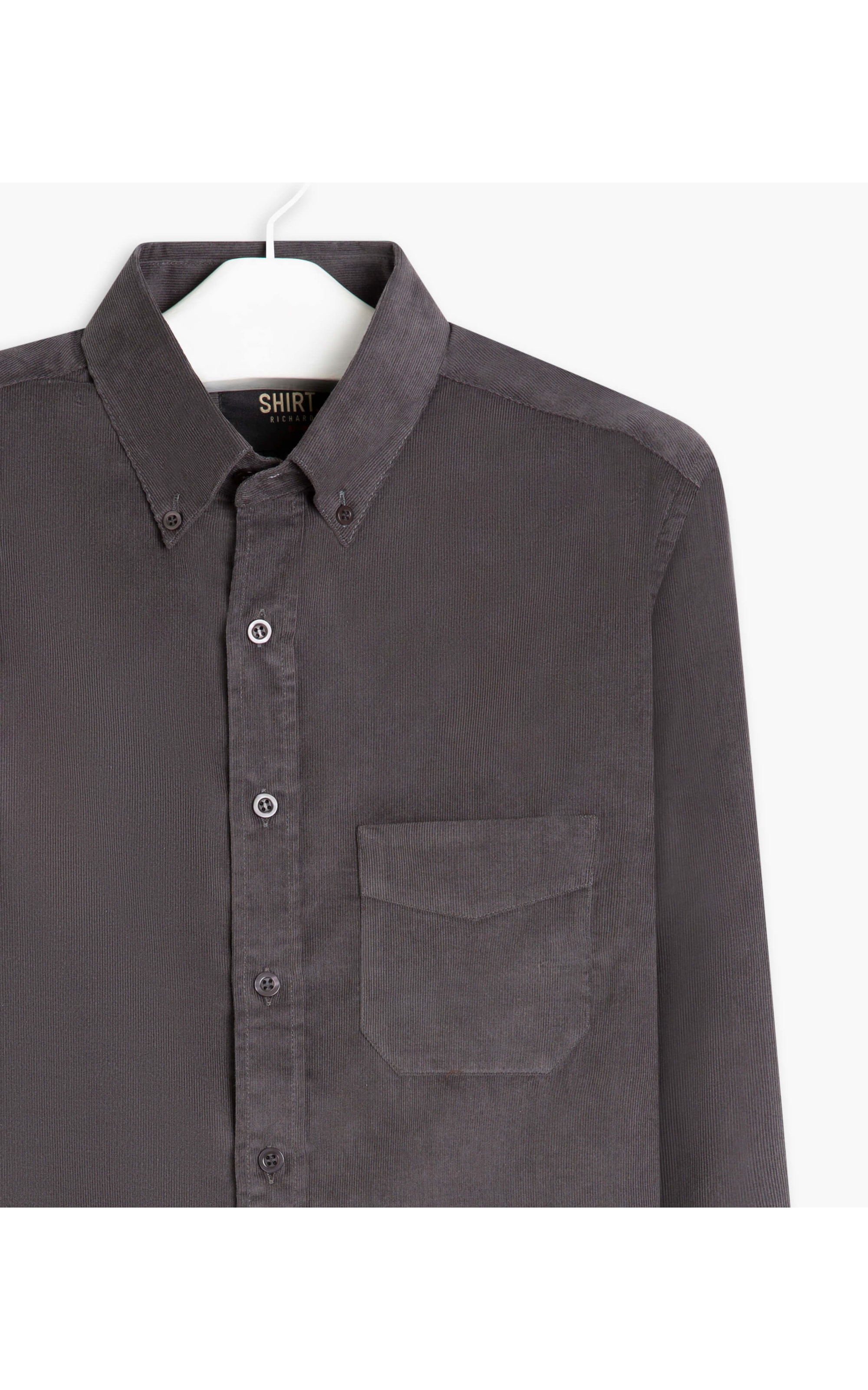 Camisa Veludo Fredy Ml Grafite